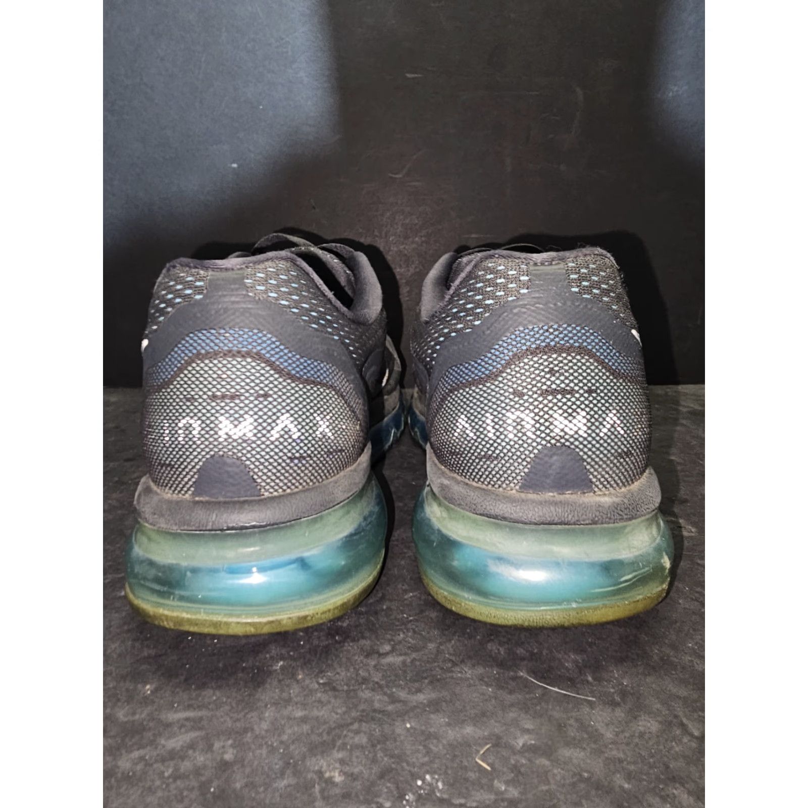 Nike Nike Air Max 2014 Sneaker Mens Blue Anthracite Reflect Silver 621077-404 12 - No Box Size US 12 / EU 45 - 3 Thumbnail