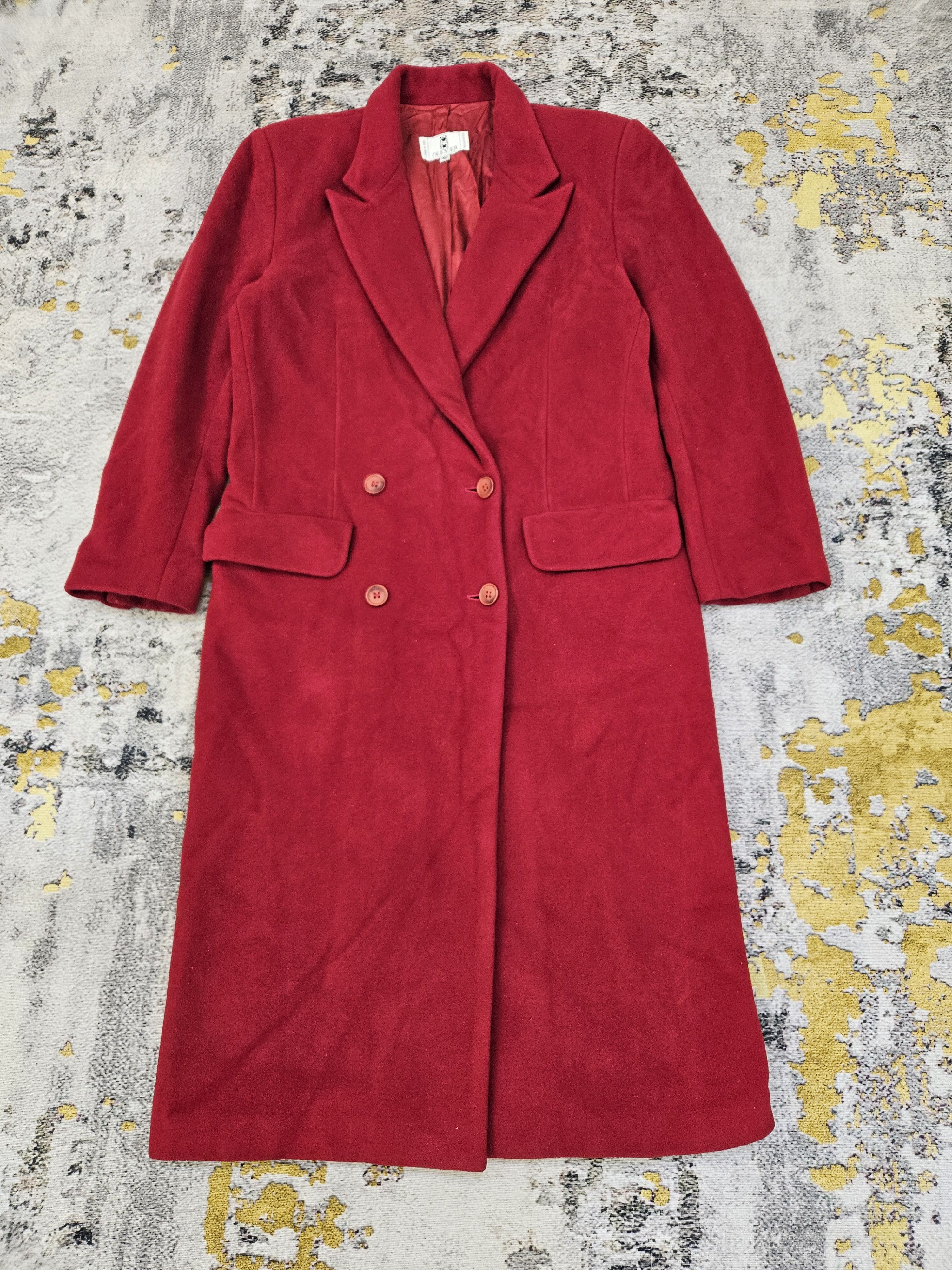 Valentino Oliver Valentino Made in Italy Long Wool Coat - Luxury Wear Size S / US 4 / IT 40 - 3 Thumbnail