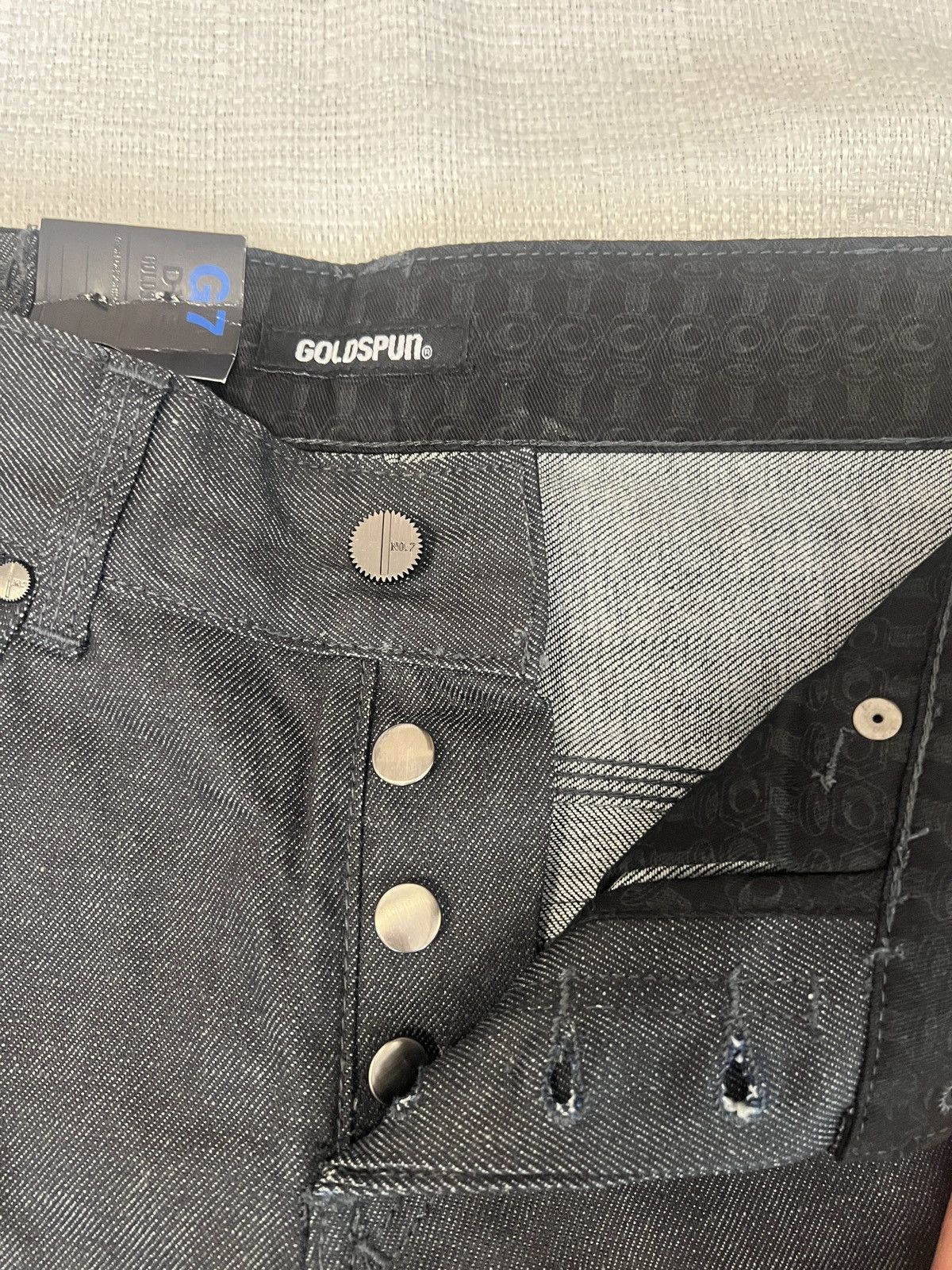 Other Goldspun G7 Black Grey Denim Pants, Multi Pocket Men's Size 32 Size US 32 / EU 48 - 8 Thumbnail