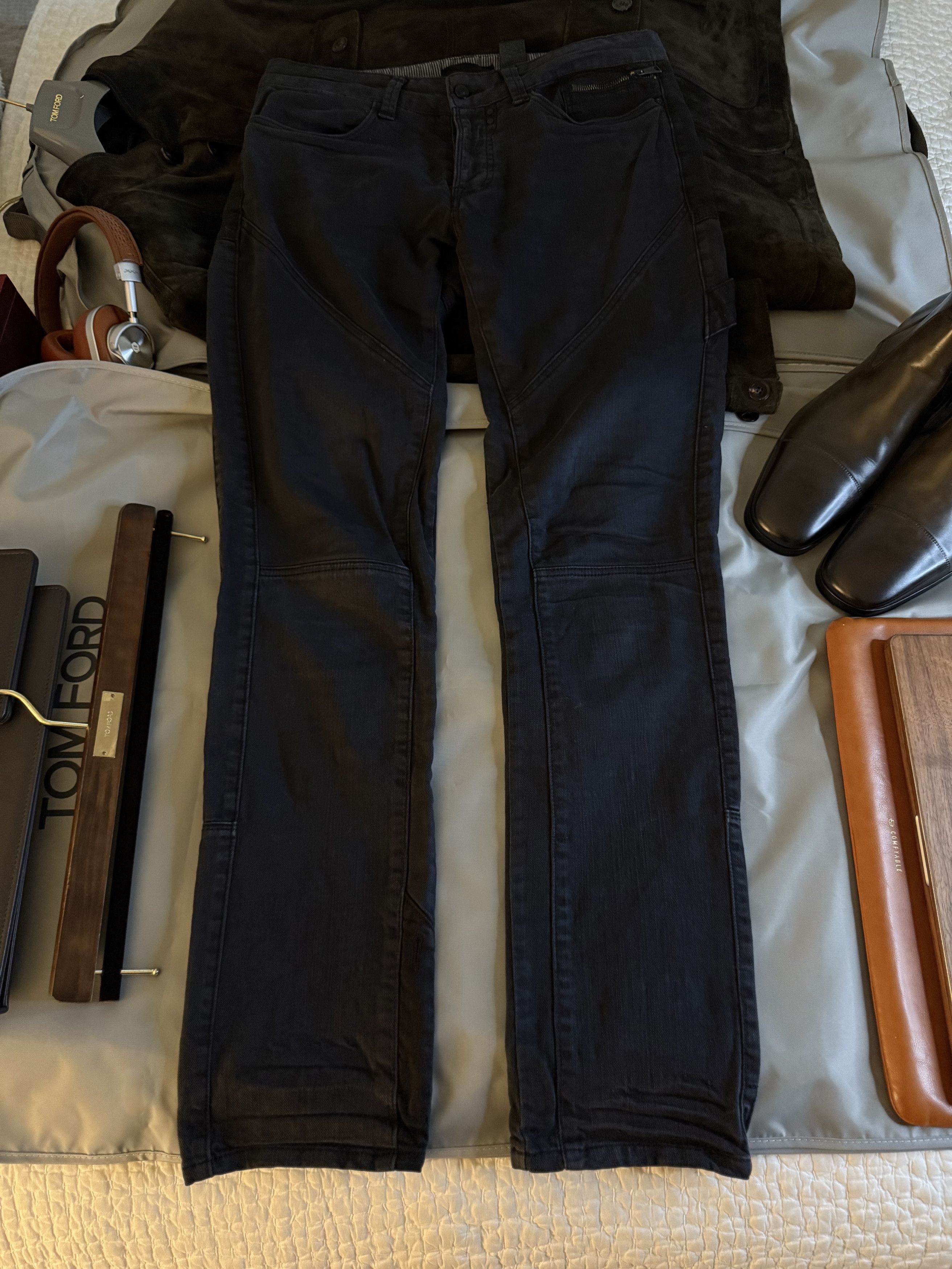 Rogue Effortless Cool Rare ROGUE Moto Pants, Badass Details Size US 32 / EU 48 - 16 Thumbnail