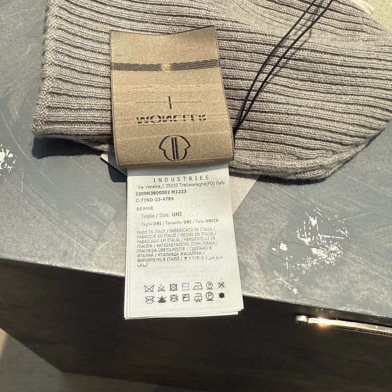 Rick Owens rick owens Embroidered cold hat with logo hat 2502-Nextarro Size ONE SIZE - 6 Thumbnail