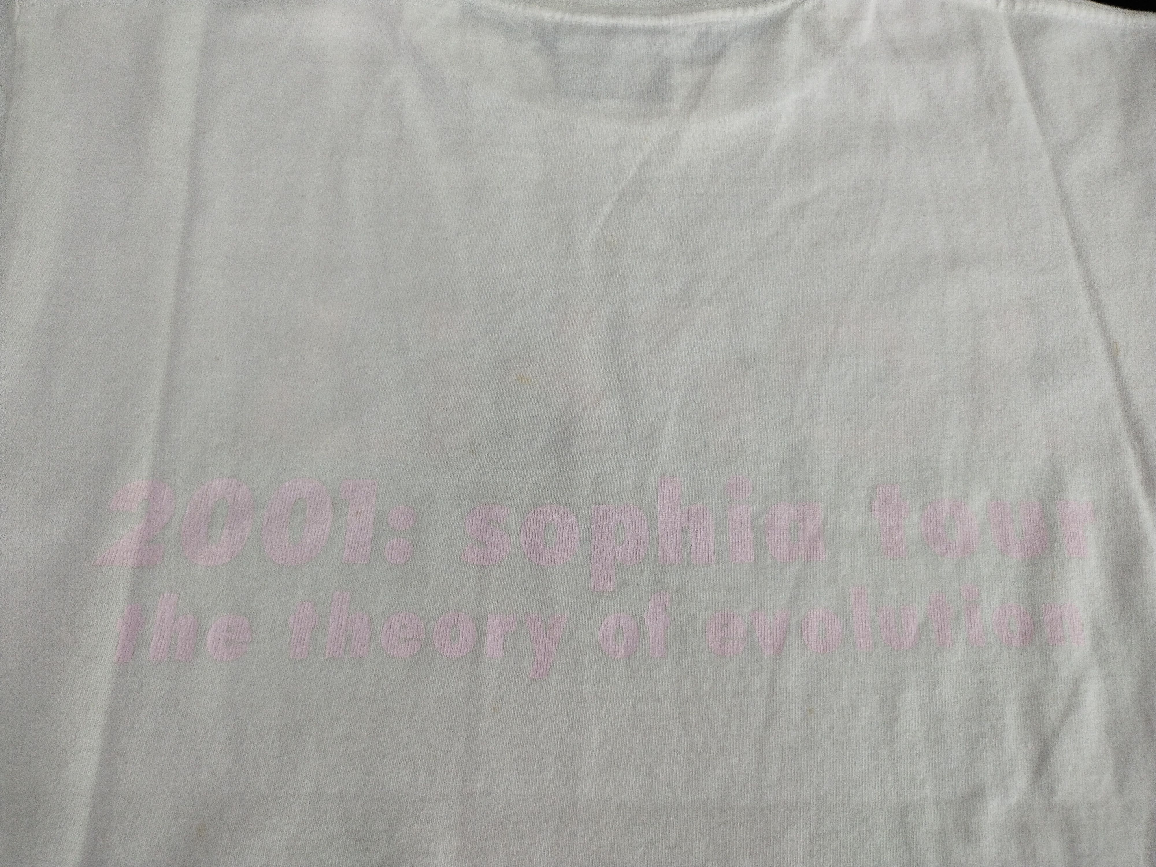 Bape Vintage Sophia Tour The Theory Of Evolution Tee Size US S / EU 44-46 / 1 - 11 Thumbnail