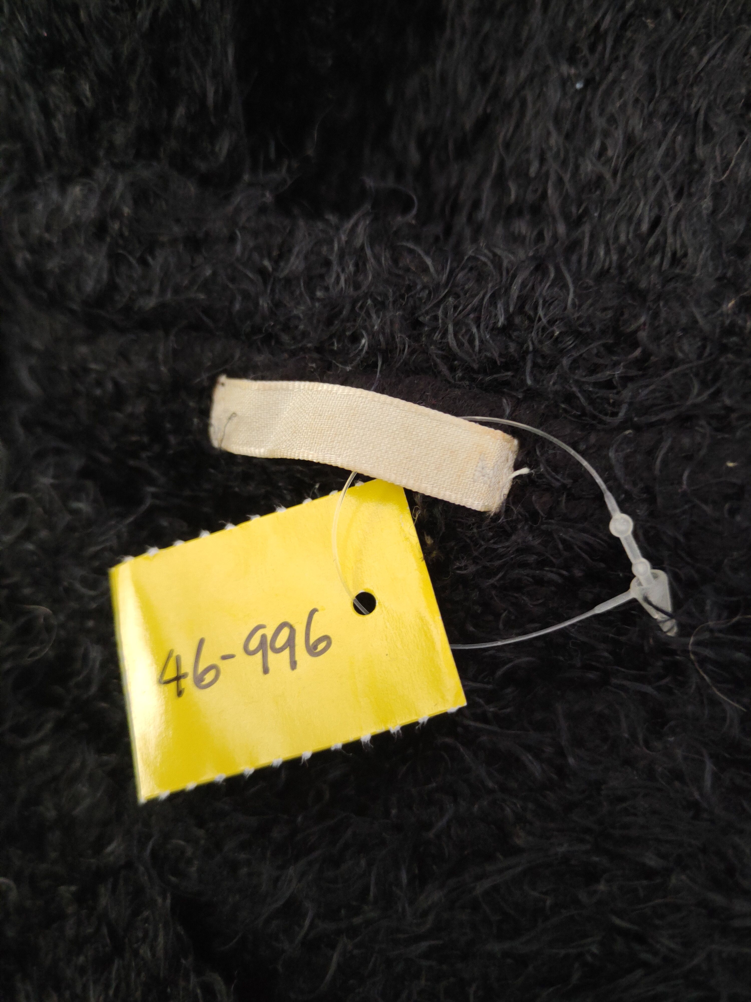 GU DL GU Black Fur Mohair shaggy Knitwear #46-996 Size L / US 10 / IT 46 - 13 Thumbnail