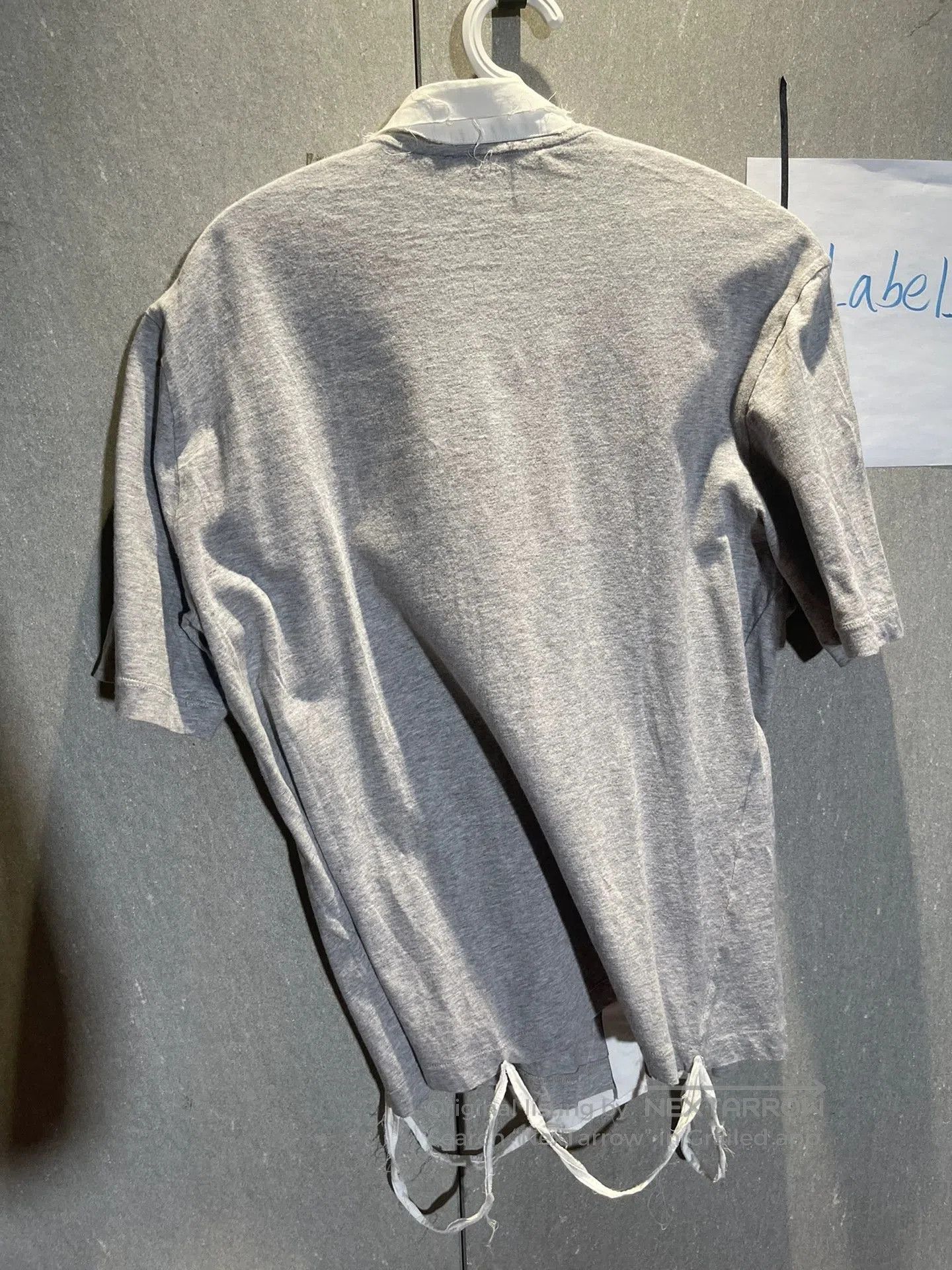 Hussein Chalayan hybrid cotton jersey short sleeve shirt. Size US M / EU 48-50 / 2 - 6 Thumbnail