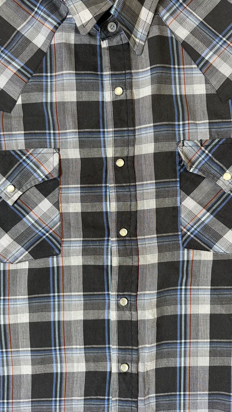 VINTAGE PLAINS WESTERN WEAR CHECKERED SHIRT
