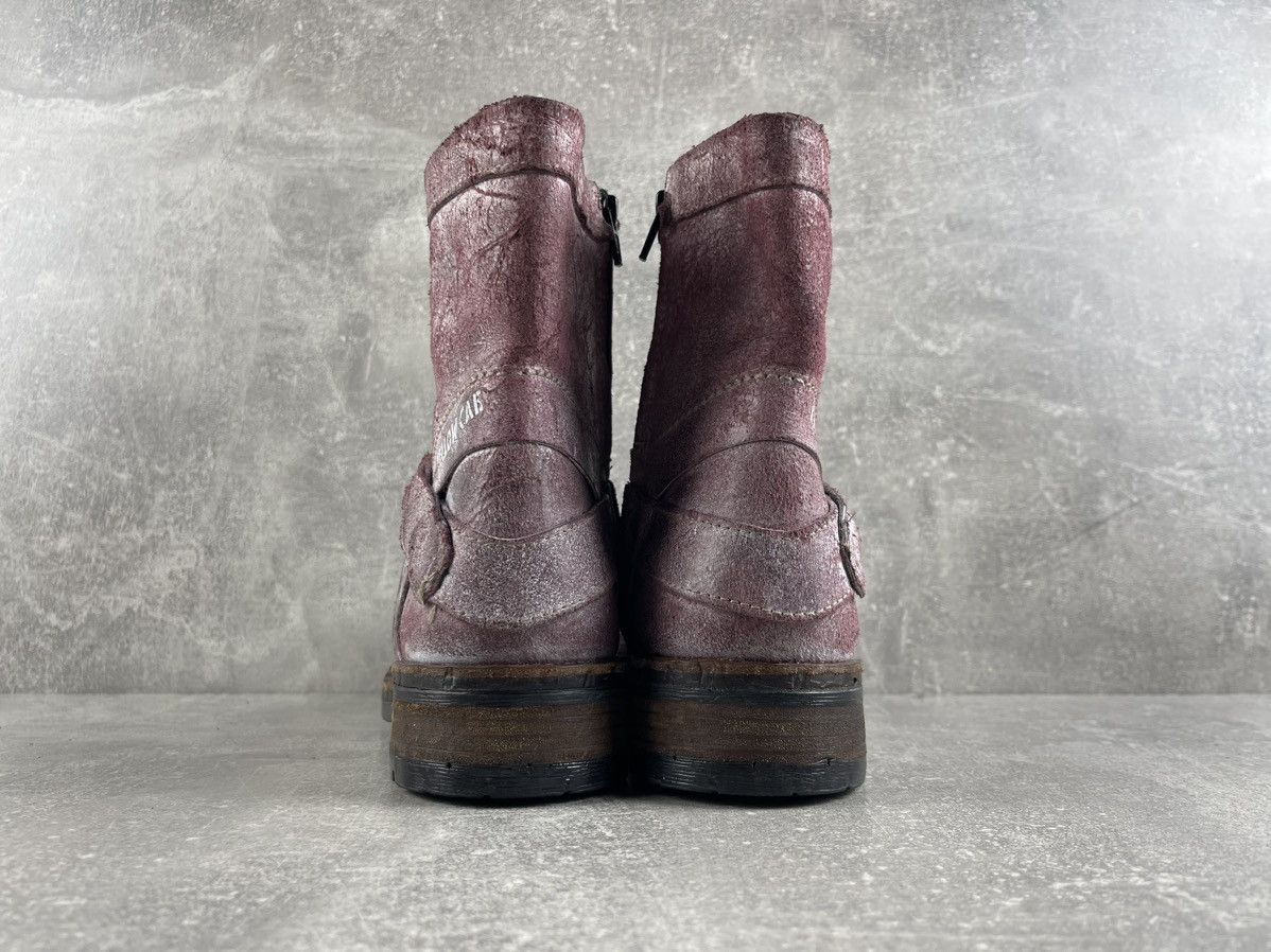 Genuine Leather Yellow Cab Co. Vintage Distressed Leather Engineer Boots Size US 9 / IT 39 - 6 Thumbnail