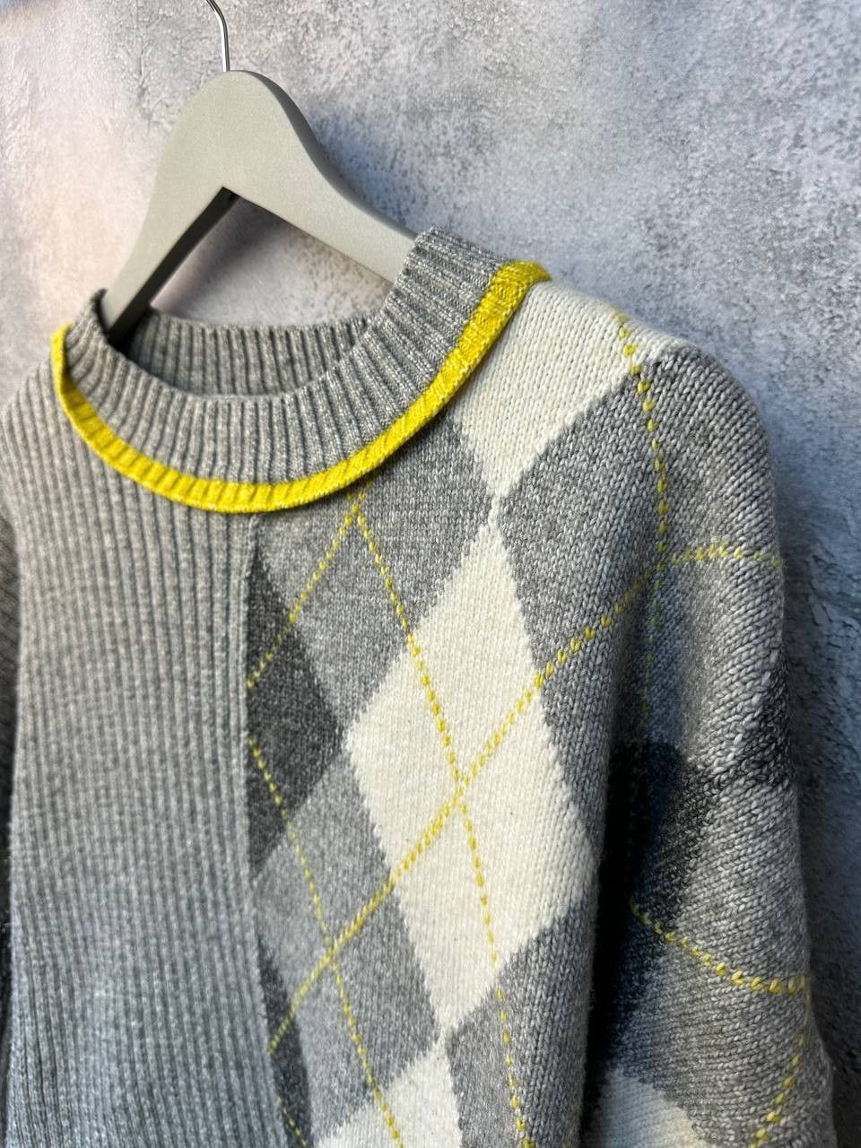 Pringle Of Scotland Pringle of Scotland x H&M Argyle Knit Sweater Oversized Size L / US 10 / IT 46 - 6 Thumbnail