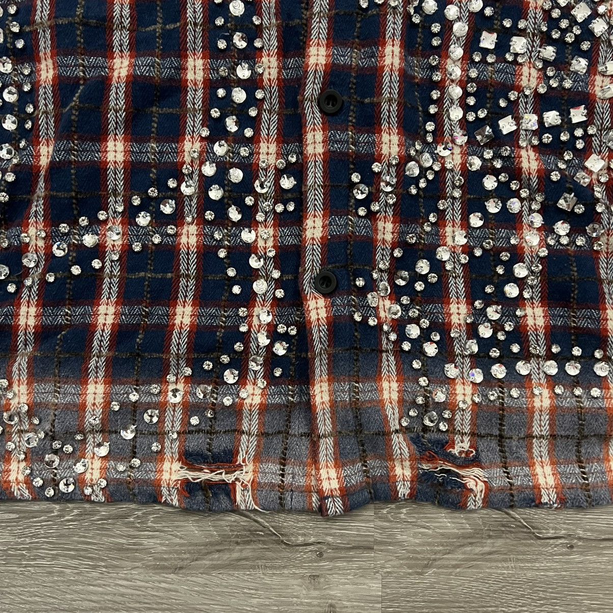 Vale Vale Forever Valley Dreams Rhinestone Flannel USA Size US L / EU 52-54 / 3 - 7 Thumbnail