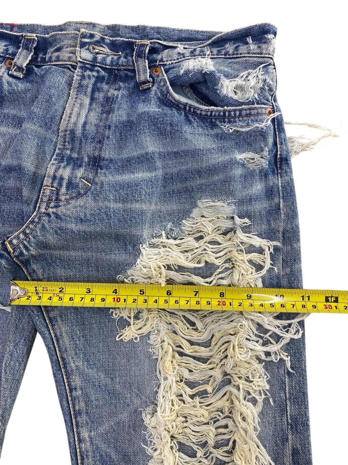 Japanese Brand Japanese Brand Ripped Distressed Straight Leg Style Size US 32 / EU 48 - 7 Thumbnail