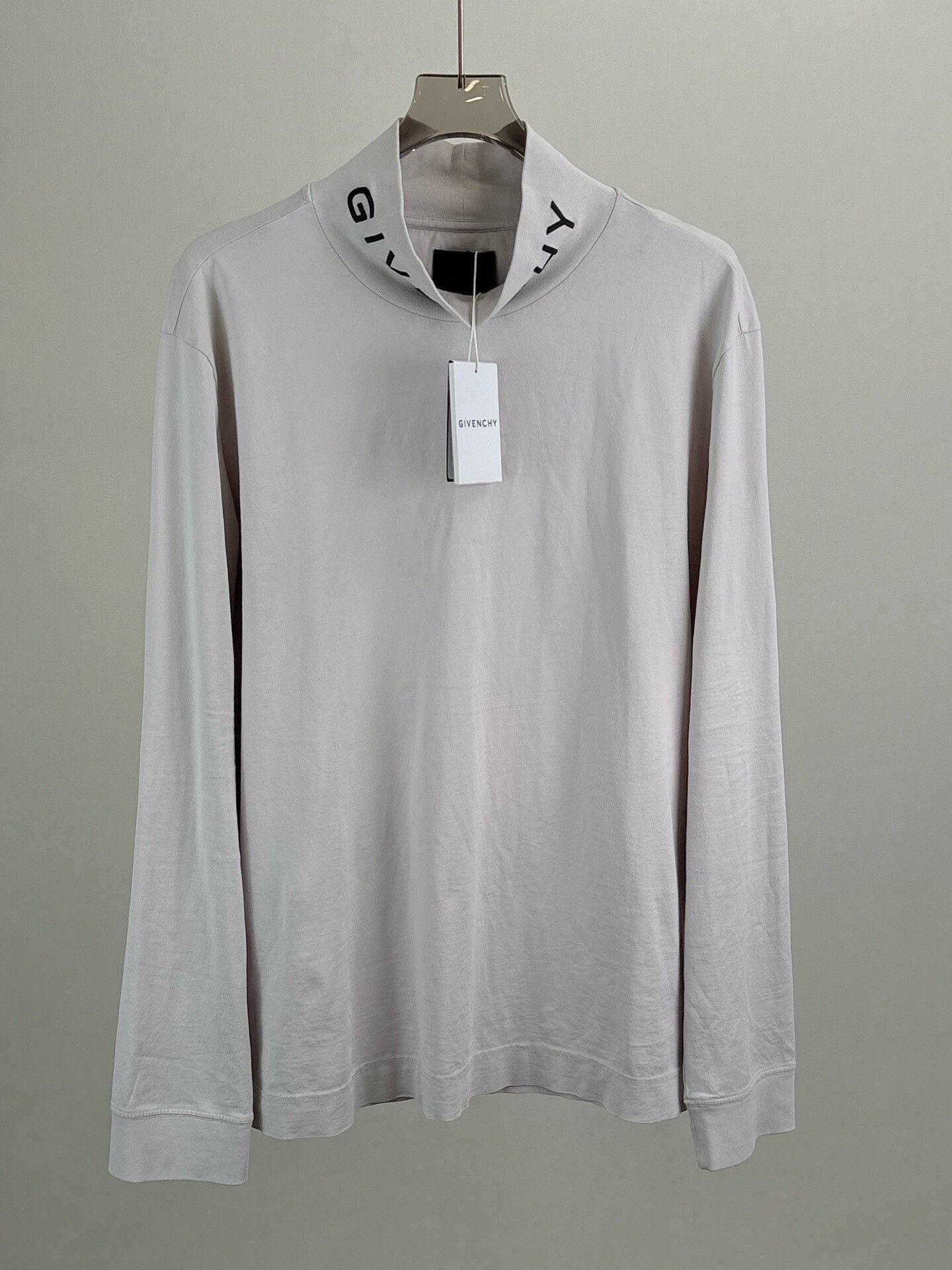 Givenchy Givenchy Logo Neck Long-Sleeve T-Shirt Size US XXL / EU 58 / 5 - 1 Thumbnail