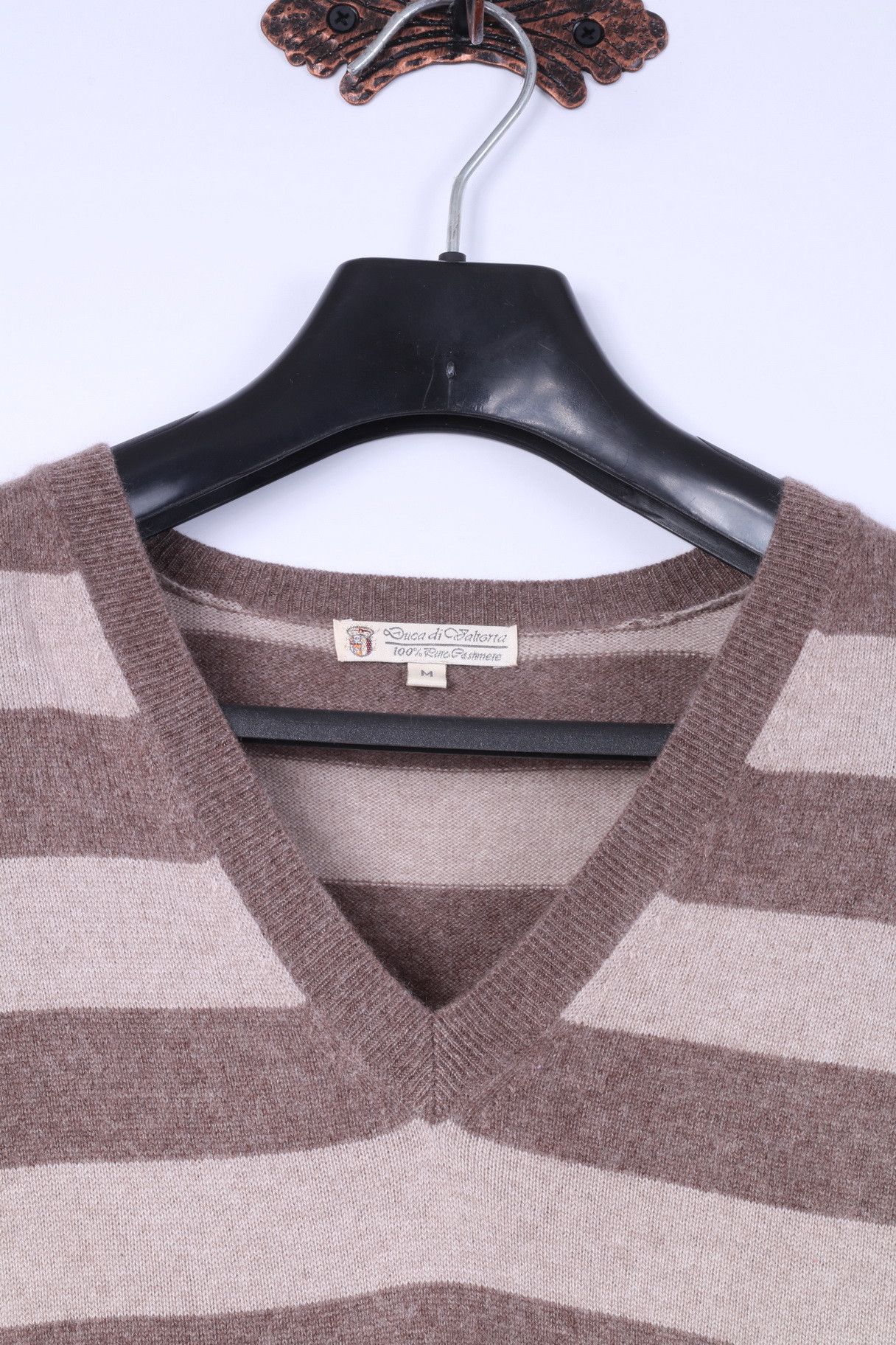 Vintage Duca Di Valtorta Womens M (S) Jumper 100% Cashmere 10472 Size S / US 4 / IT 40 - 2 Thumbnail