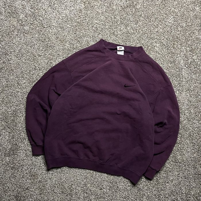 Vintage purple best sale nike crewneck