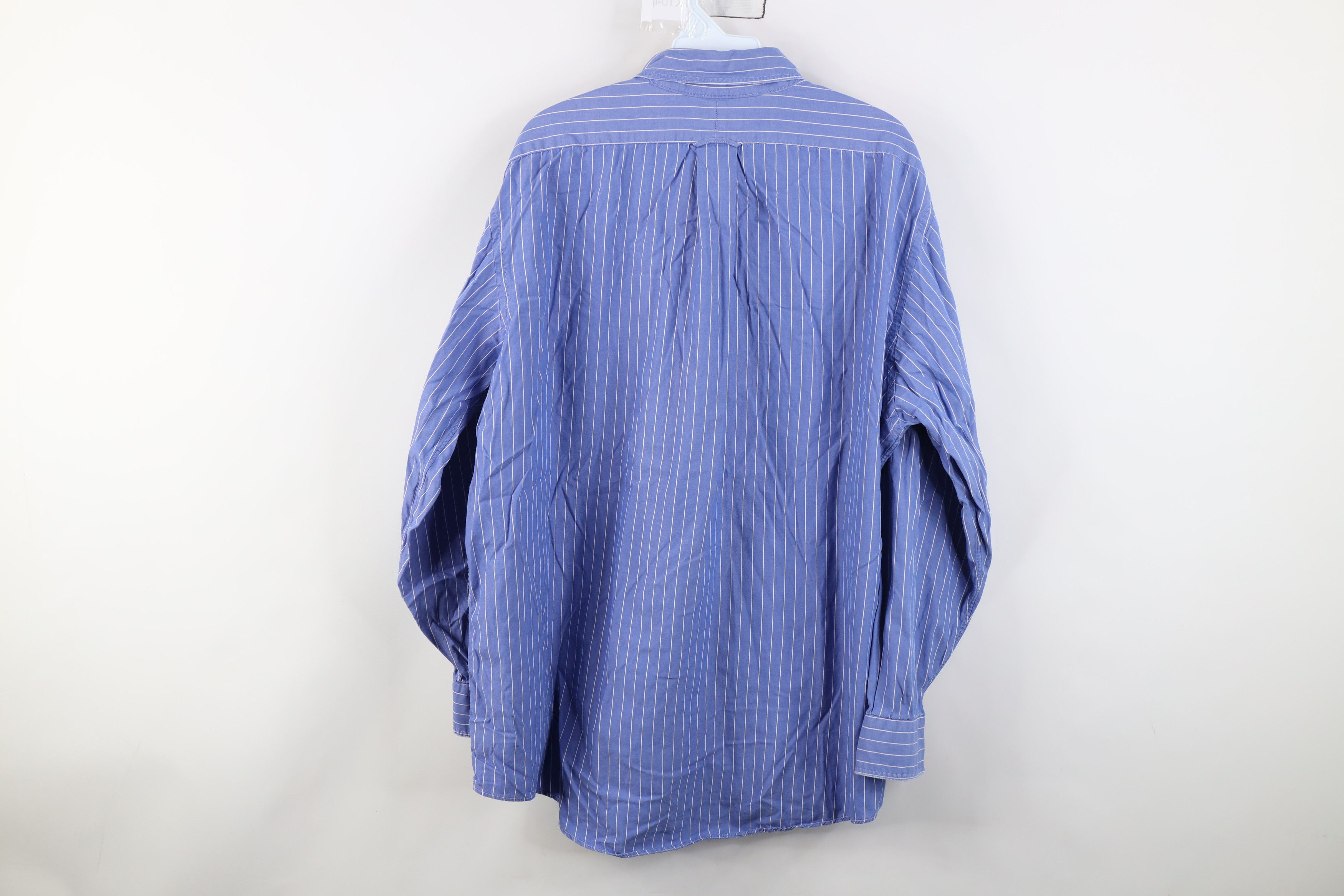 Lands' End Vintage 90s Lands End Pinpoint Oxford Button Down Shirt USA Size US L / EU 52-54 / 3 - 11 Thumbnail