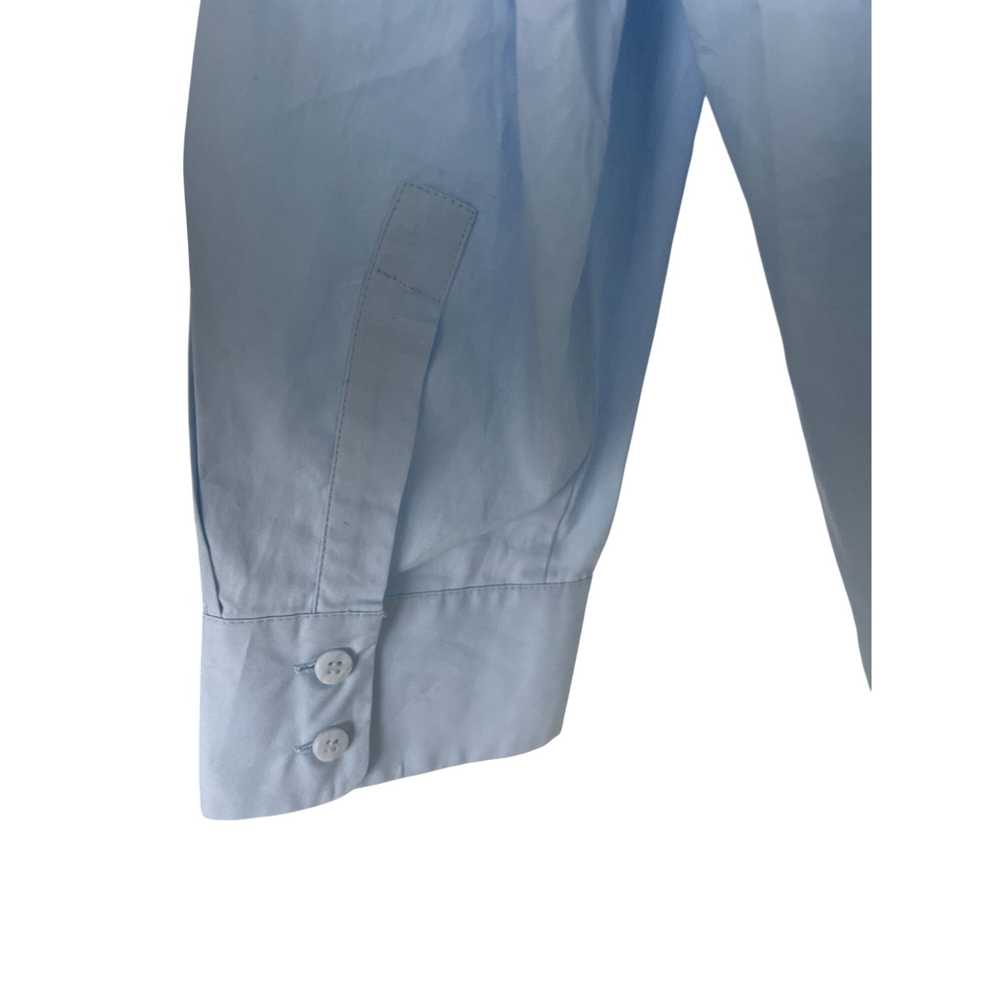 Zara Zara Blue Button Down Shirt Size M / US 6-8 / IT 42-44 - 6 Thumbnail