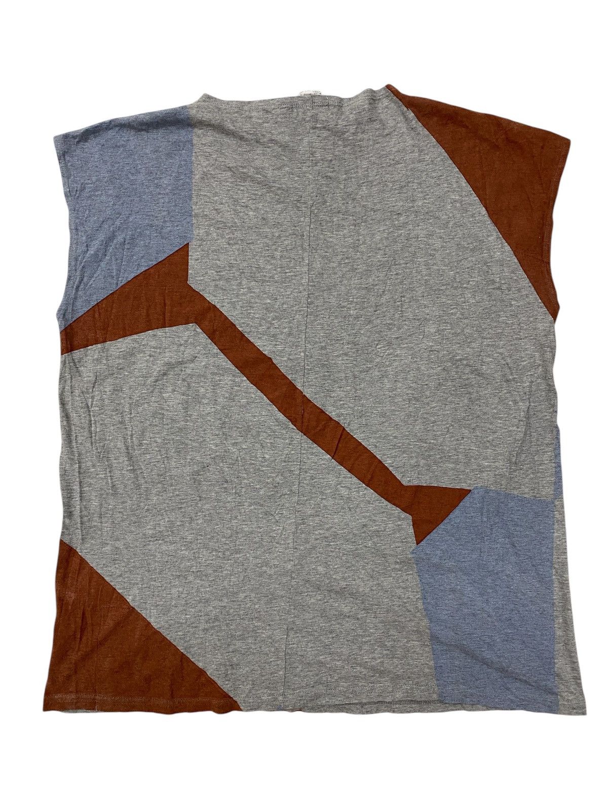 Issey Miyake Vtg Issey Miyake Plantation geometric design sleeveless Size US M / EU 48-50 / 2 - 2 Thumbnail
