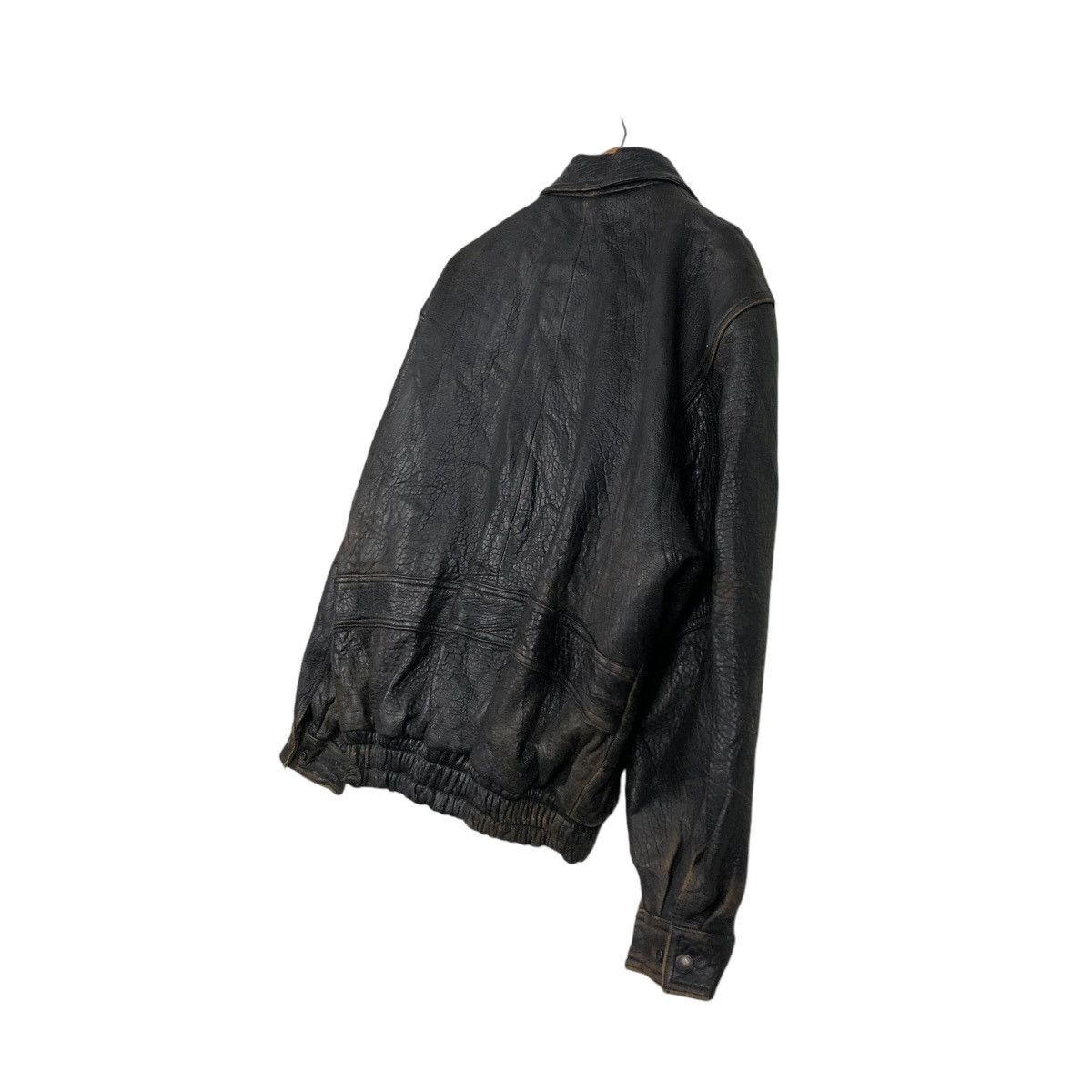 Japanese Brand 🔥VINTAGE BIKER GENUINE LEATHER JACKET ANABAS ISSEY MIYAKE Size US M / EU 48-50 / 2 - 12 Thumbnail