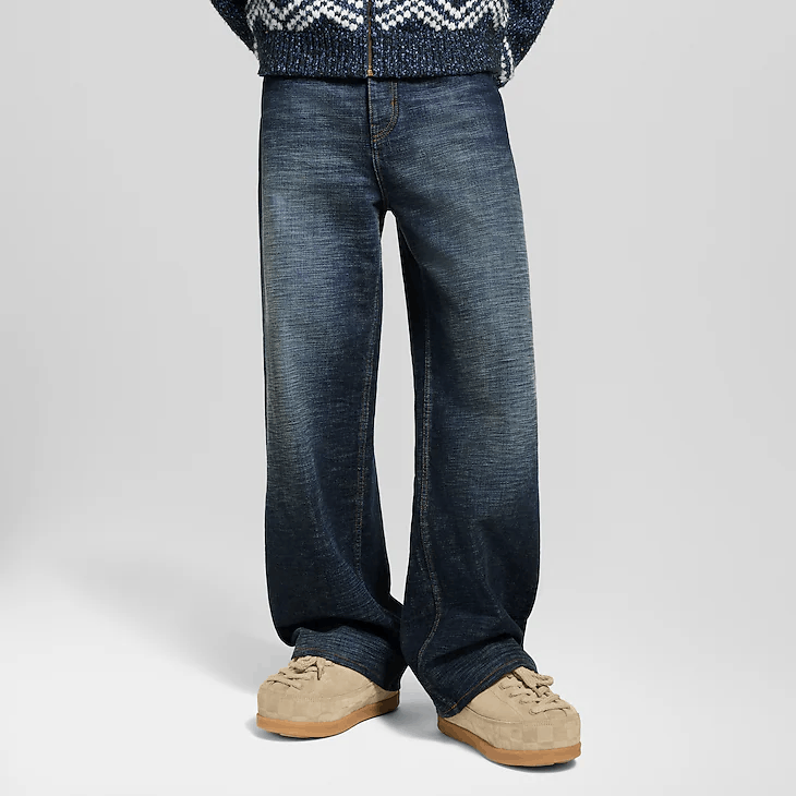 Louis Vuitton Wide Leg Denim Trousers Size US 32 / EU 48 - 2 Thumbnail