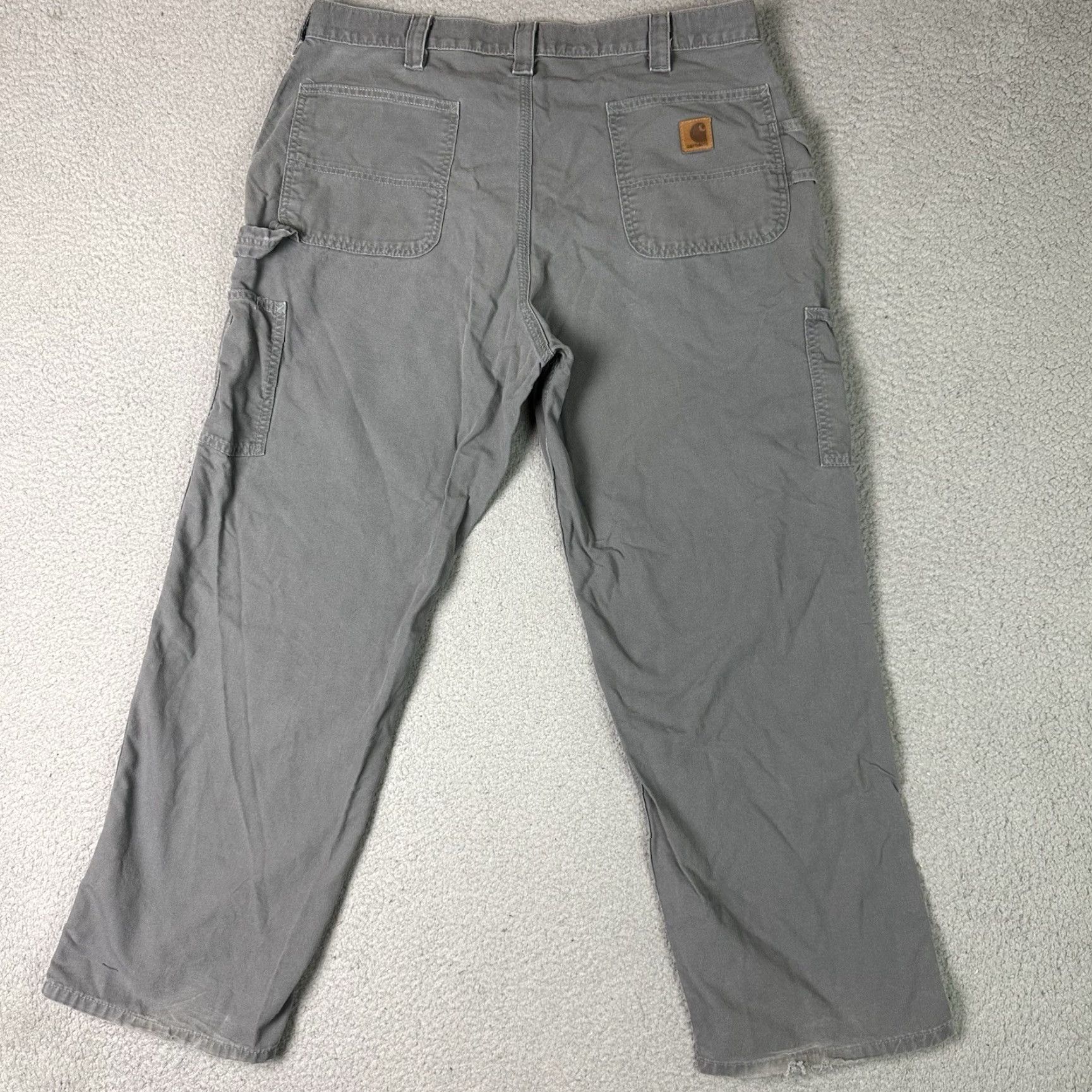 Carhartt Carhartt Carpenter Pants Mens 40x30 Gray B151 Loose Original Fit Work Utility Pants Carhartt Industrial Work Pants Size US 40 / EU 56 - 5 Thumbnail