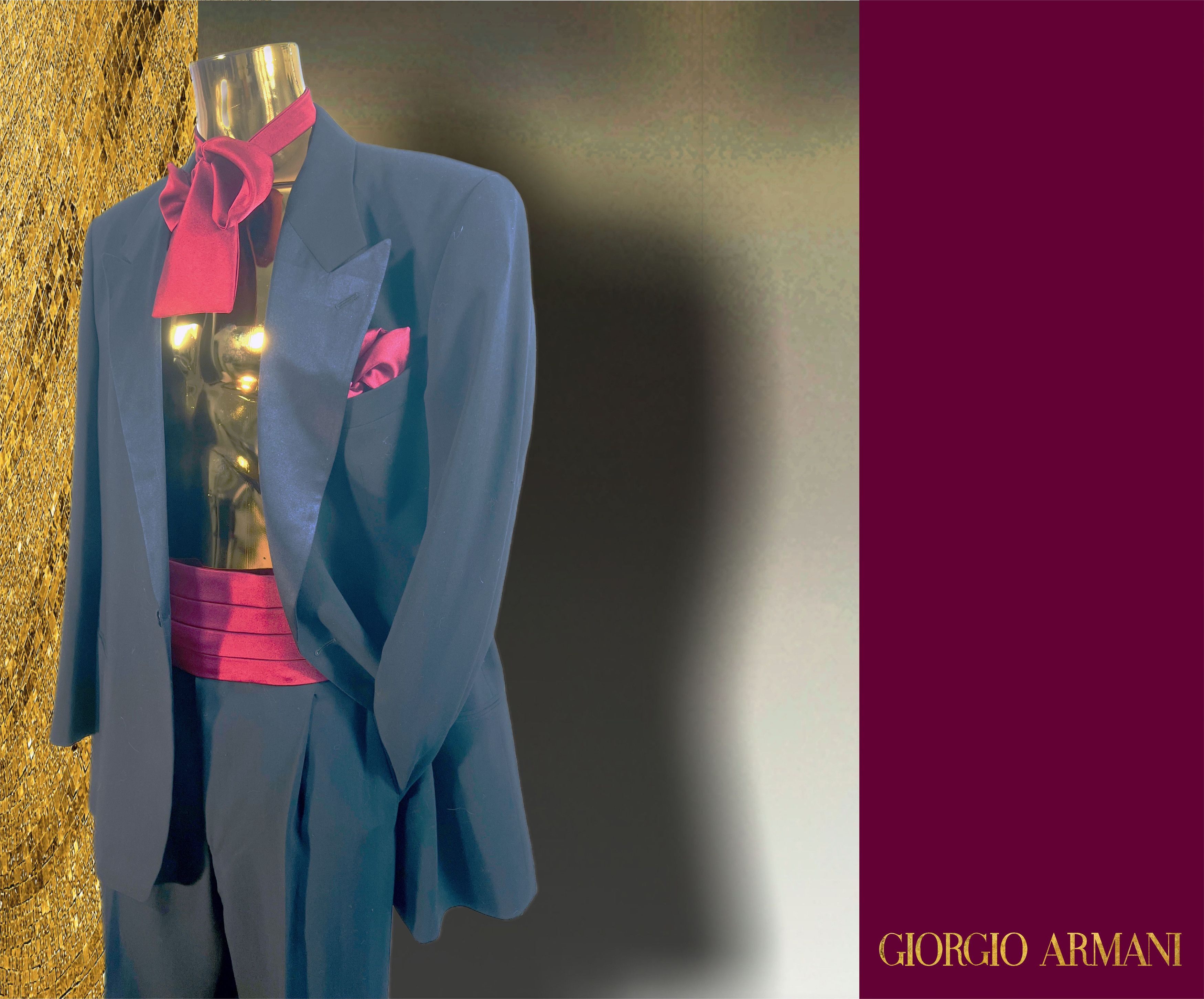 Giorgio Armani Grand Soiré Smocking by Giorgio Armani Size 54L - 9 Thumbnail