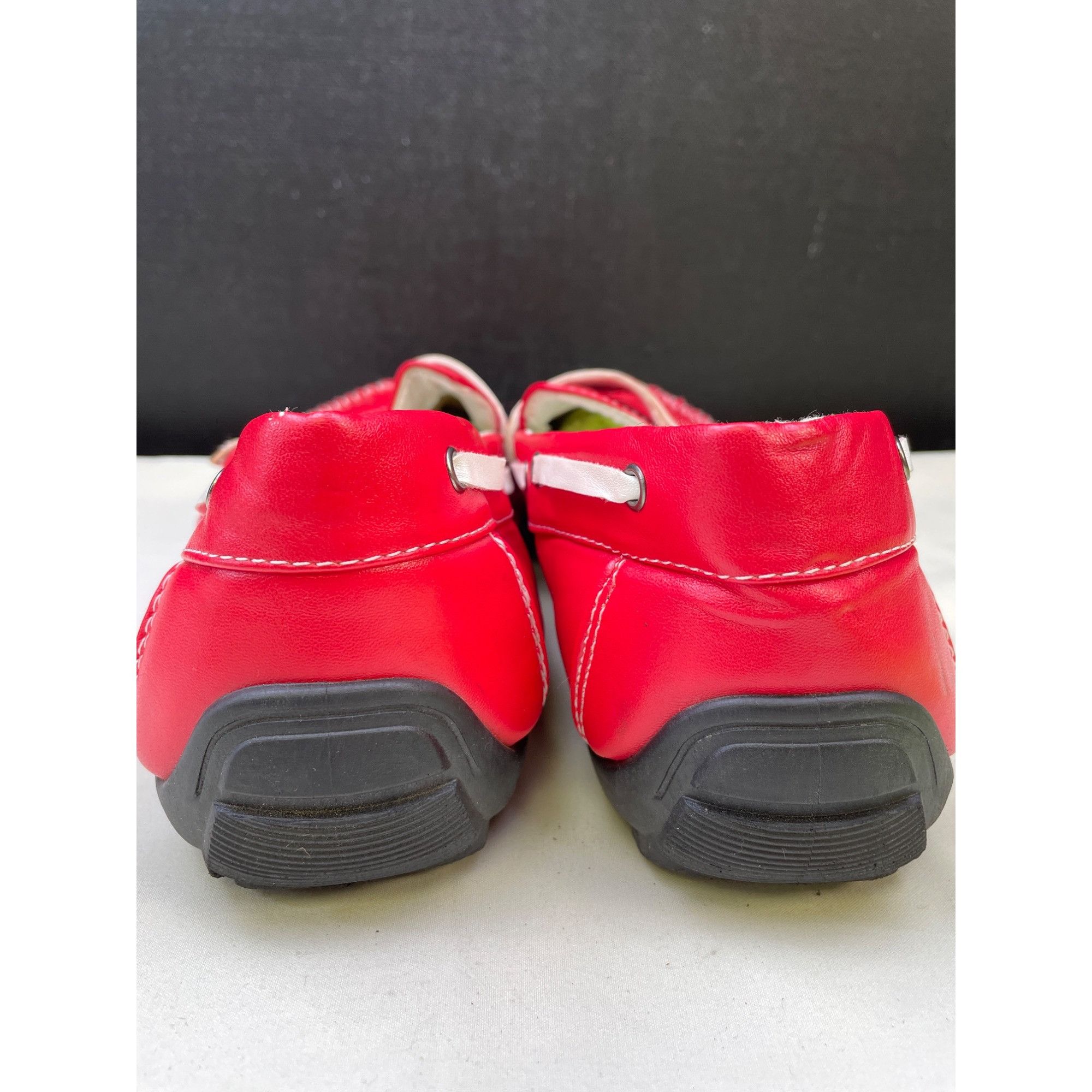 Other Tim Evans Men's Red Loafers/ Shoes/Slip on Size 13 SKU 5741 Size US 13 / EU 46 - 6 Thumbnail