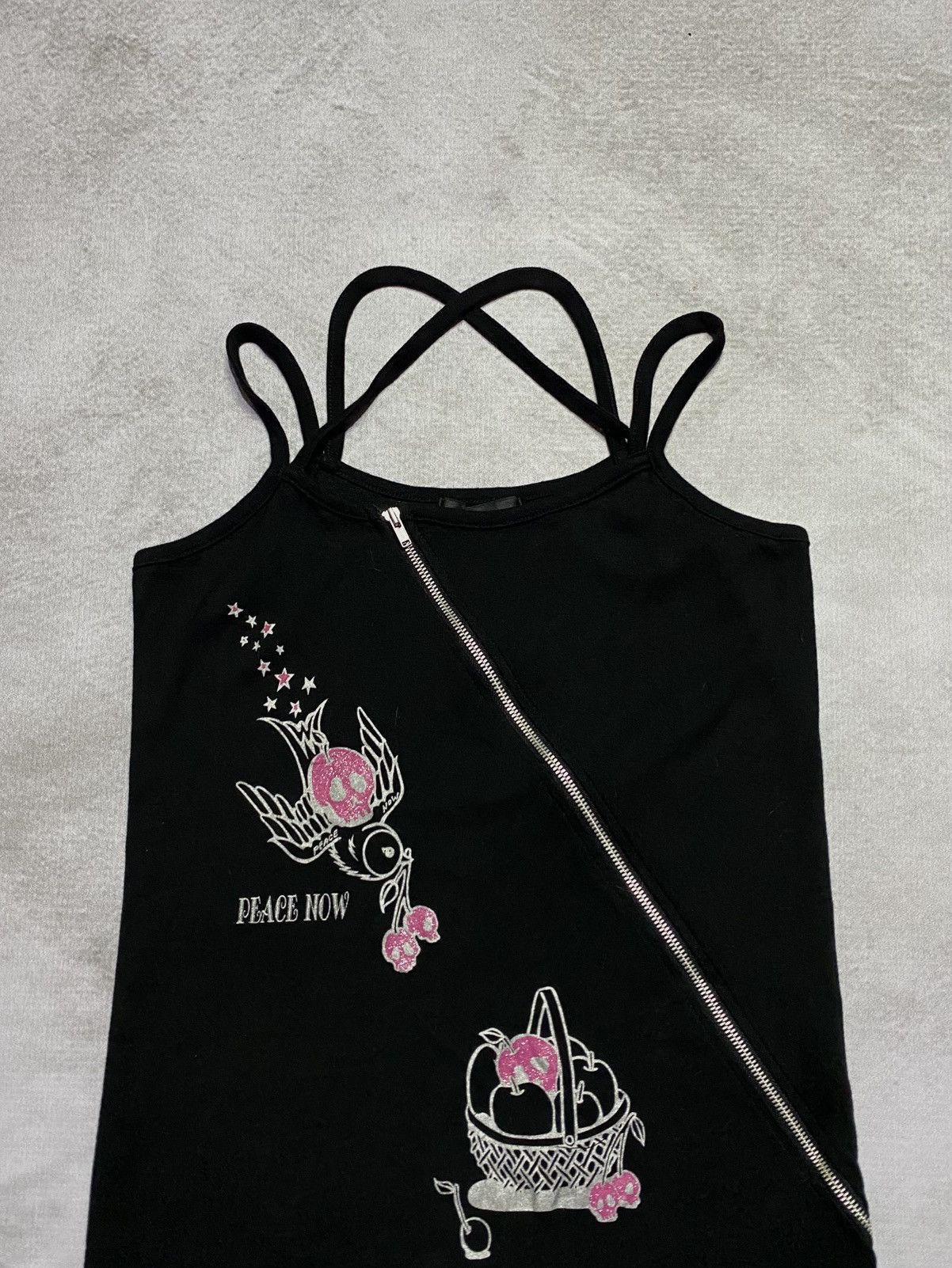 Japanese Brand Peace Now Multizip Tank Top Size S / US 4 / IT 40 - 5 Thumbnail