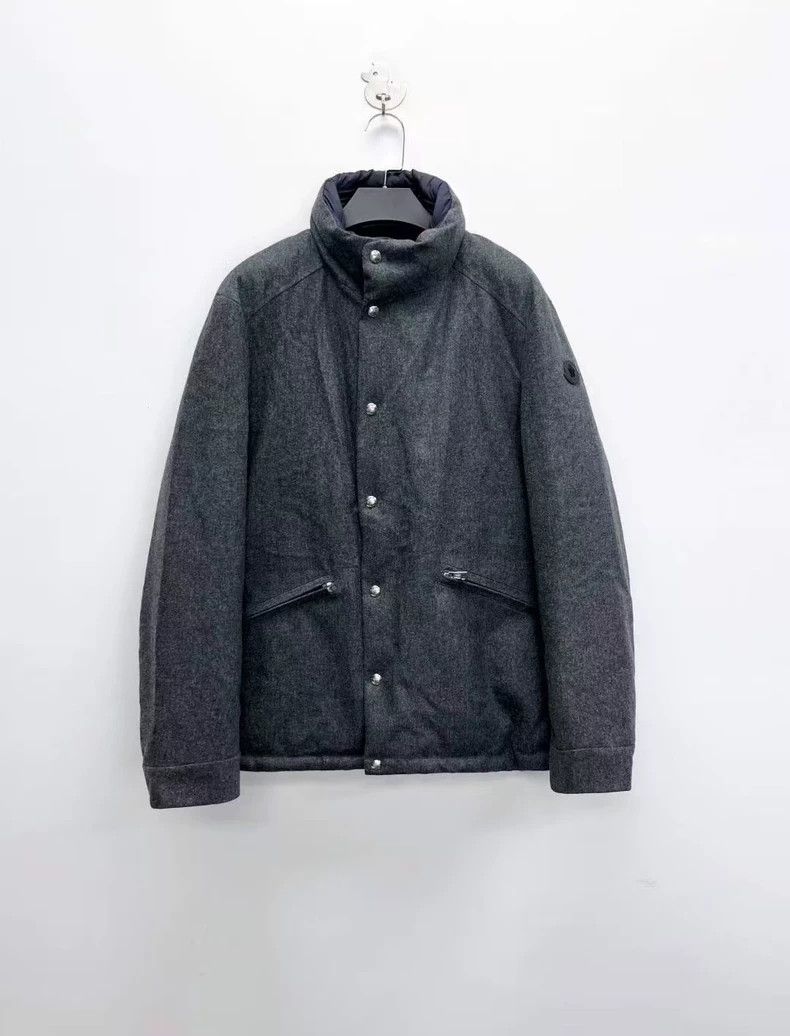 Moncler Moncler Two-Tone Wool Down Jacket Size US L / EU 52-54 / 3 - 1 Thumbnail