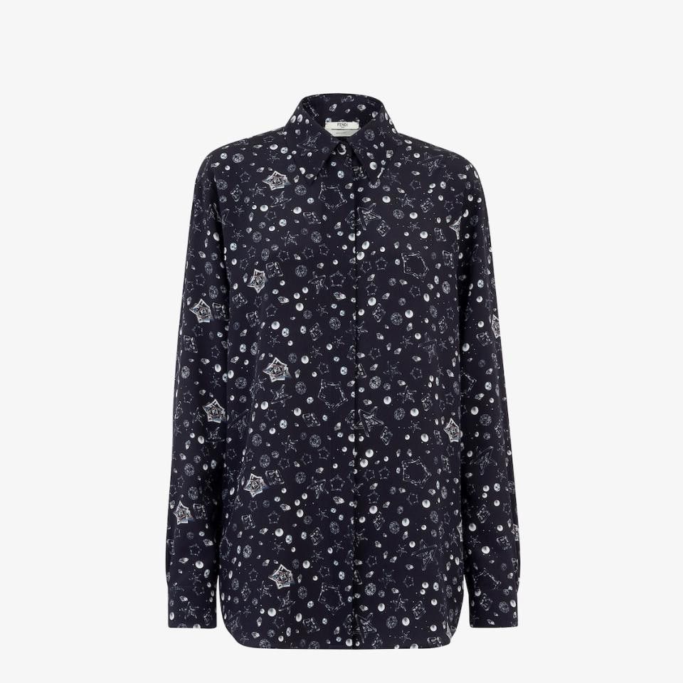 Fendi o1loc1c0824 Shirt in Blue Size XS / US 0-2 / IT 36-38 - 2 Thumbnail