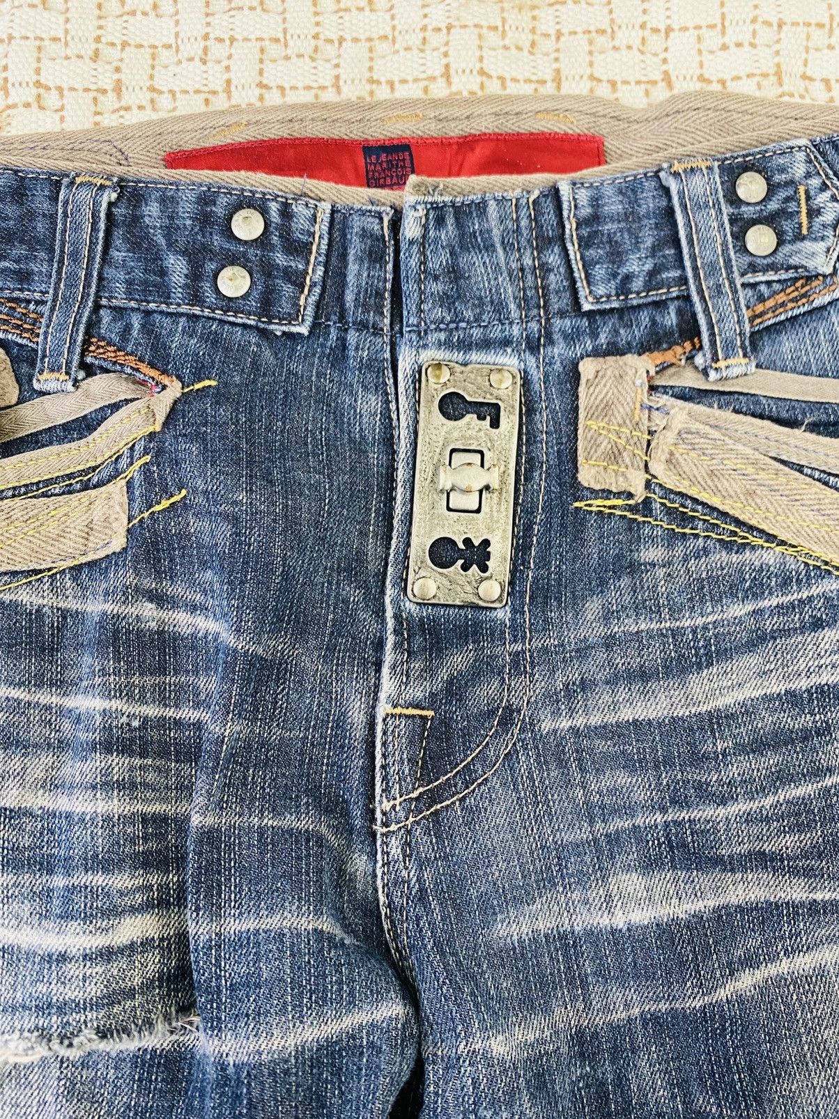 Marithe + Francois Girbaud Vintage Marithe Francois Girbaud Distressed Jeans Size US 34 / EU 50 - 7 Thumbnail
