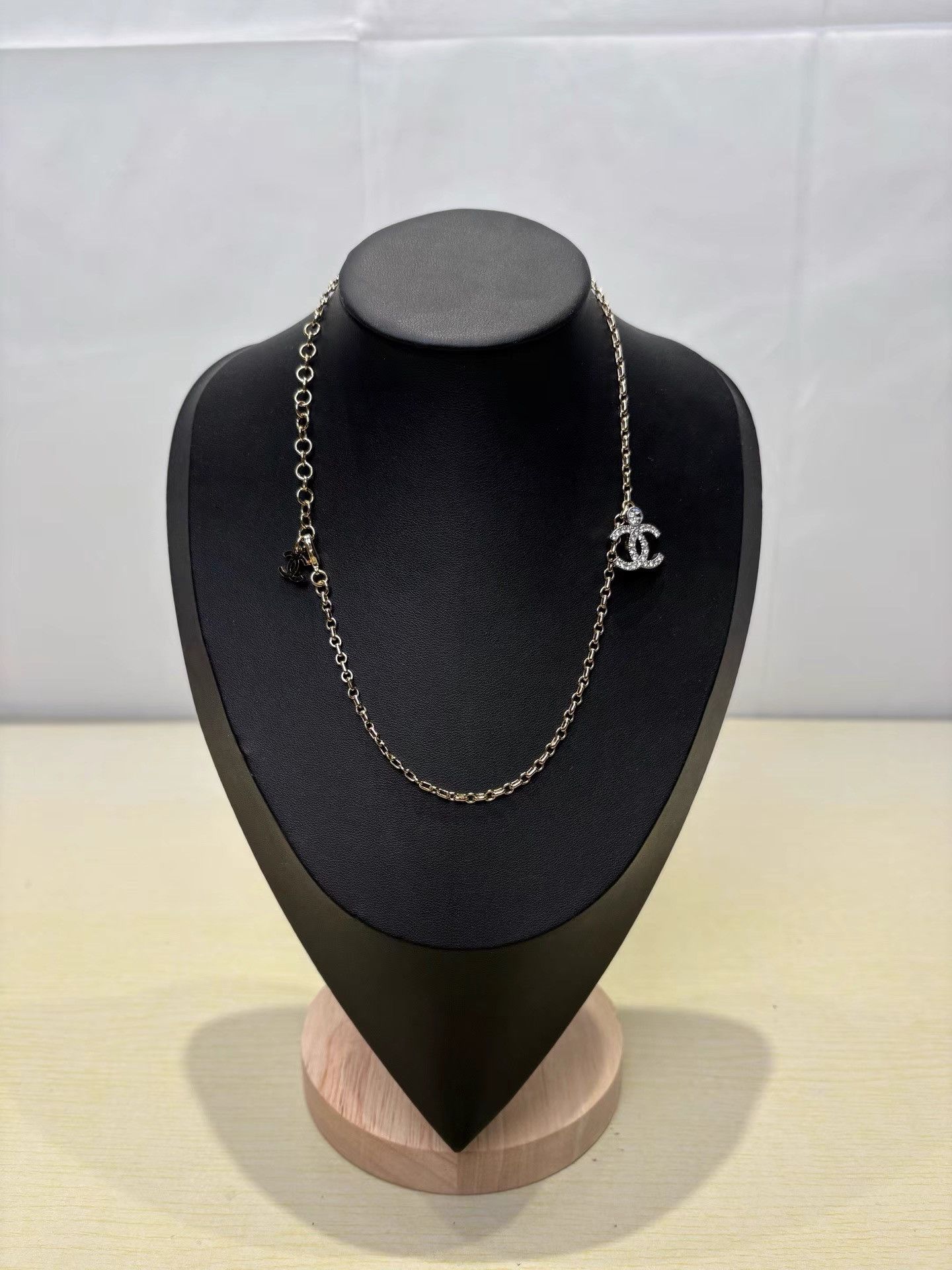 Chanel Chanel 25C Crystal Double C Necklace K36 Size ONE SIZE - 3 Thumbnail