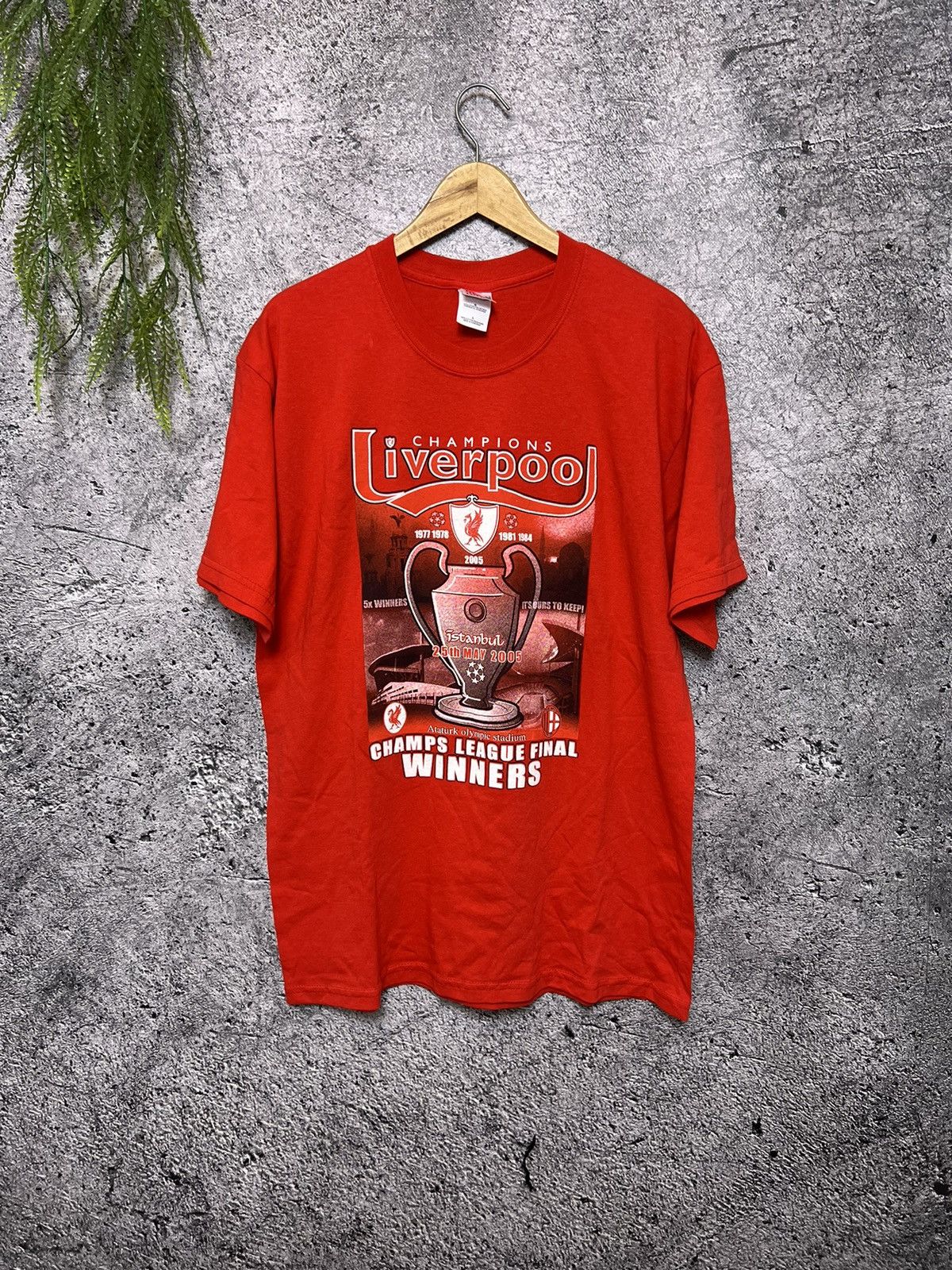 Vintage Vintage Liverpool champions league winners tshirt Size US L / EU 52-54 / 3 - 1 Thumbnail