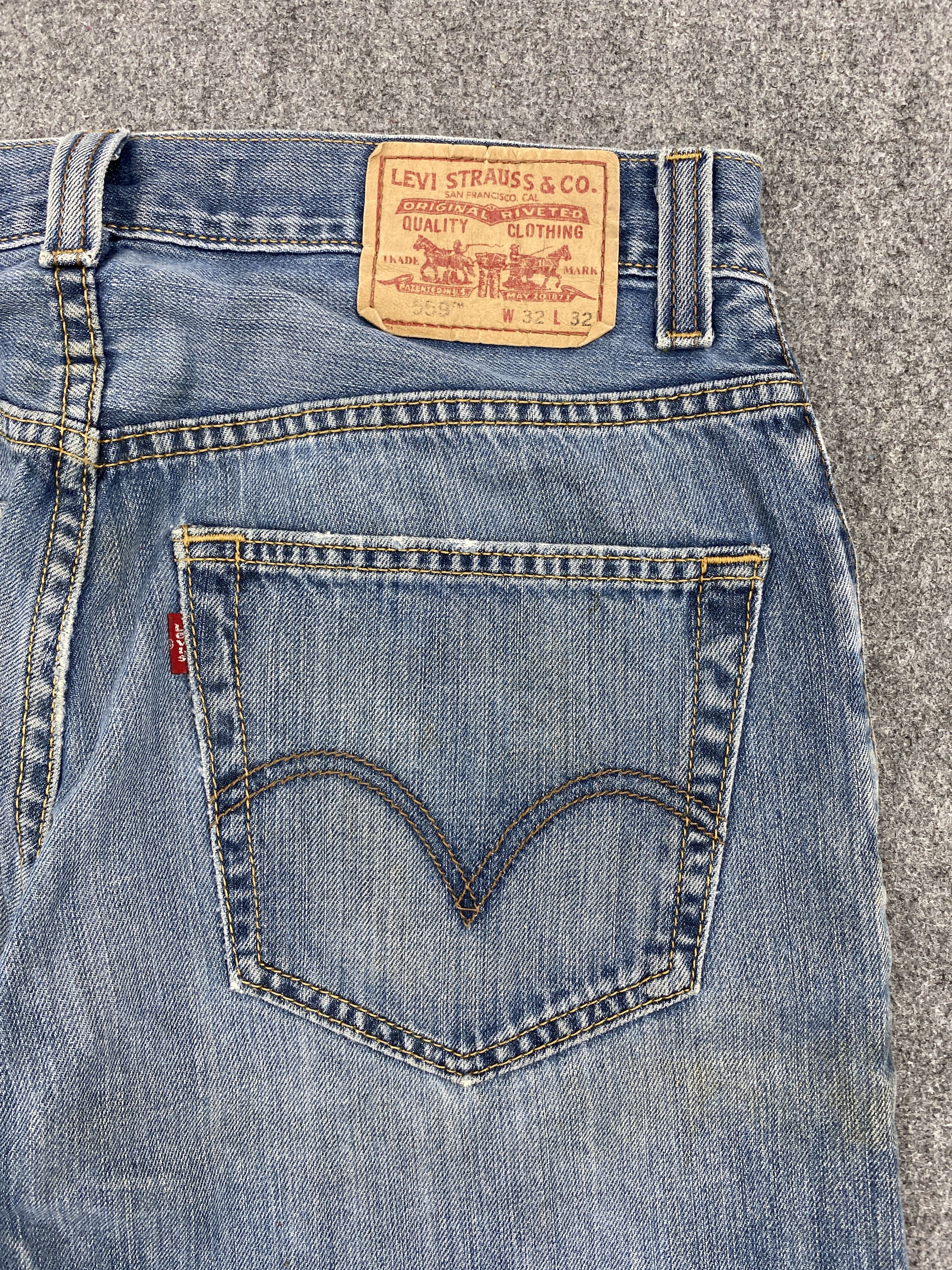 Levi's × Vintage Vintage Levis 559 Distressed Jeans Size US 32 / EU 48 - 14 Thumbnail