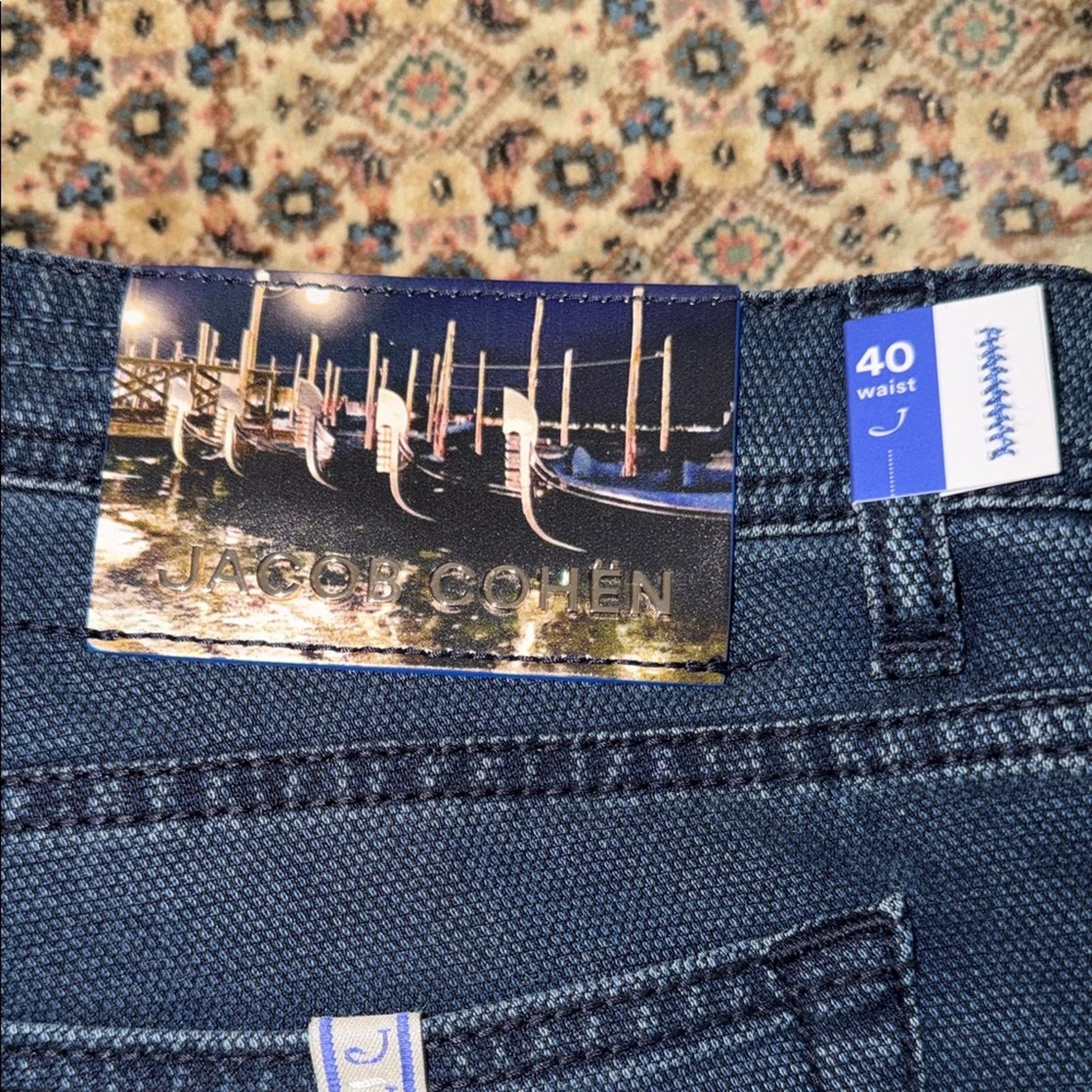 Jacob Cohen Jacob Cohen Men's Deep Indigo Bard Jeans Blue Size 40 Size US 40 / EU 56 - 4 Thumbnail