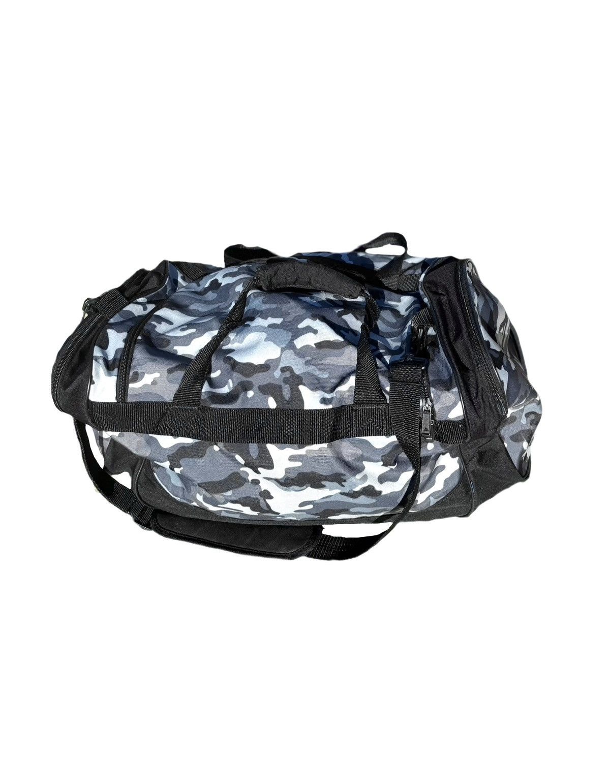 Adidas Adidas Duffle Bag Gym Travel Carry On Athletic Snow Camo Size ONE SIZE - 4 Thumbnail