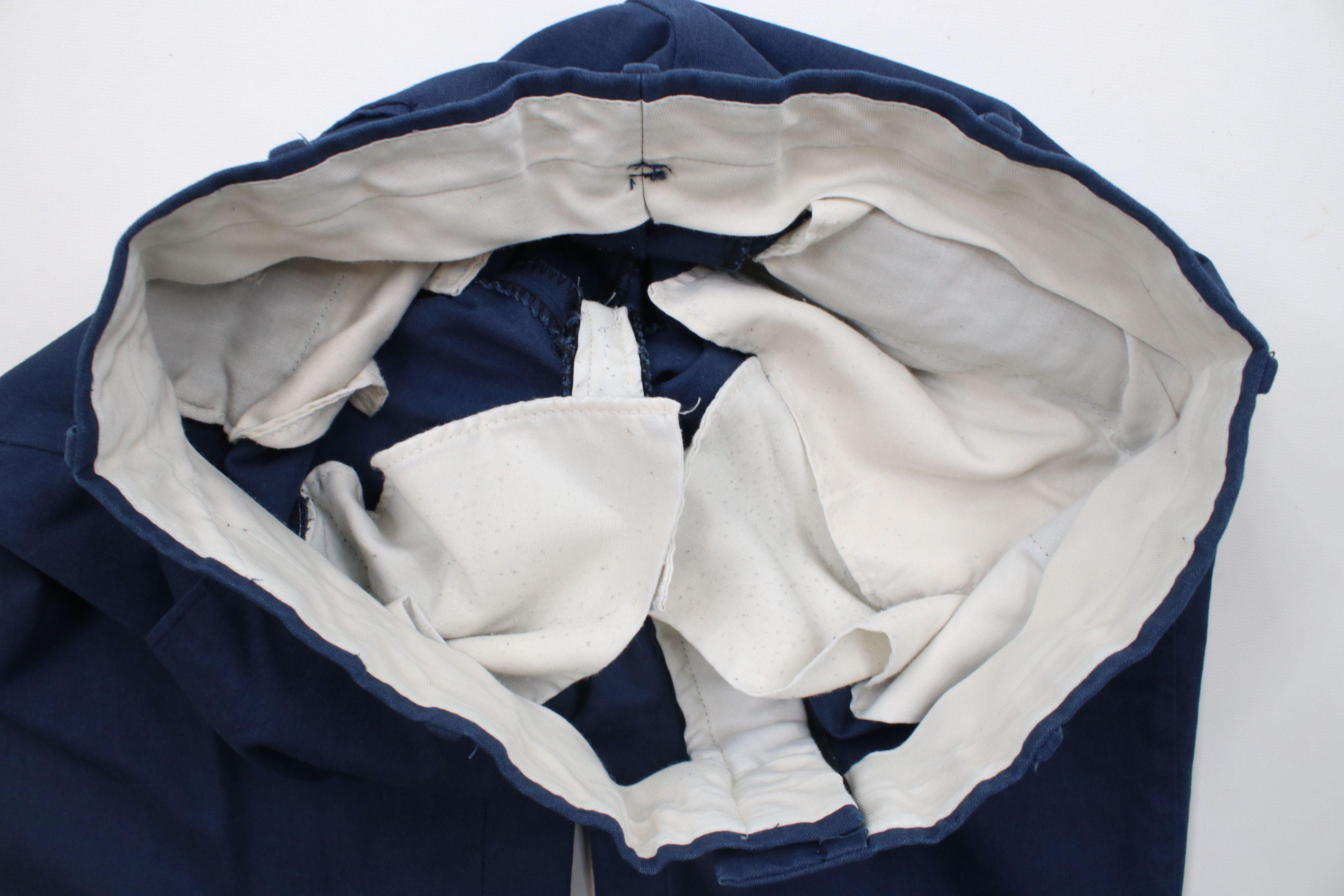 Vintage Vintage 70s Streetwear Flared Wide Leg Chino Pants Blue USA Size US 32 / EU 48 - 8 Thumbnail