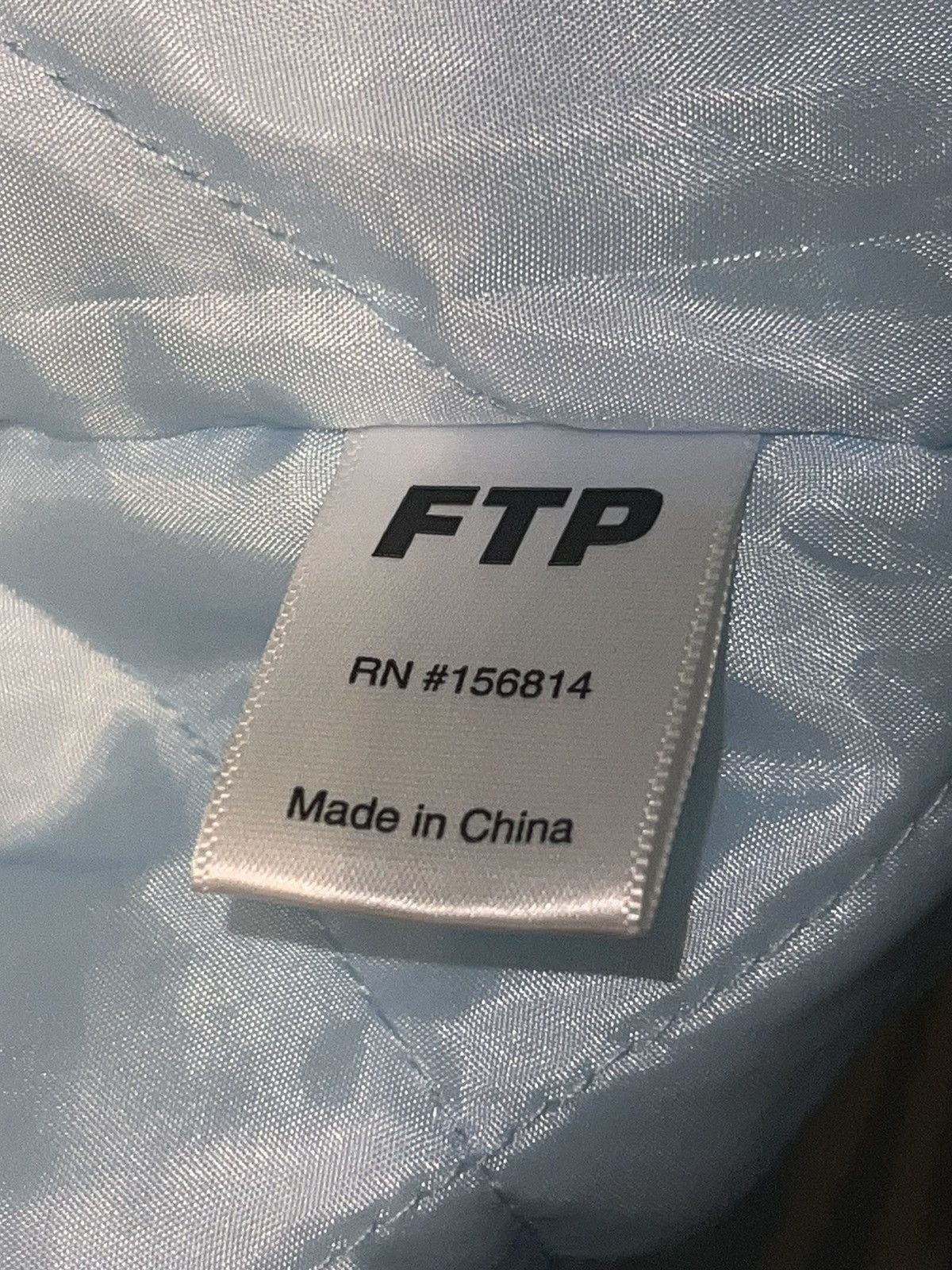 Fuck The Population FTP varsity jacket - baby blue Size US M / EU 48-50 / 2 - 8 Thumbnail