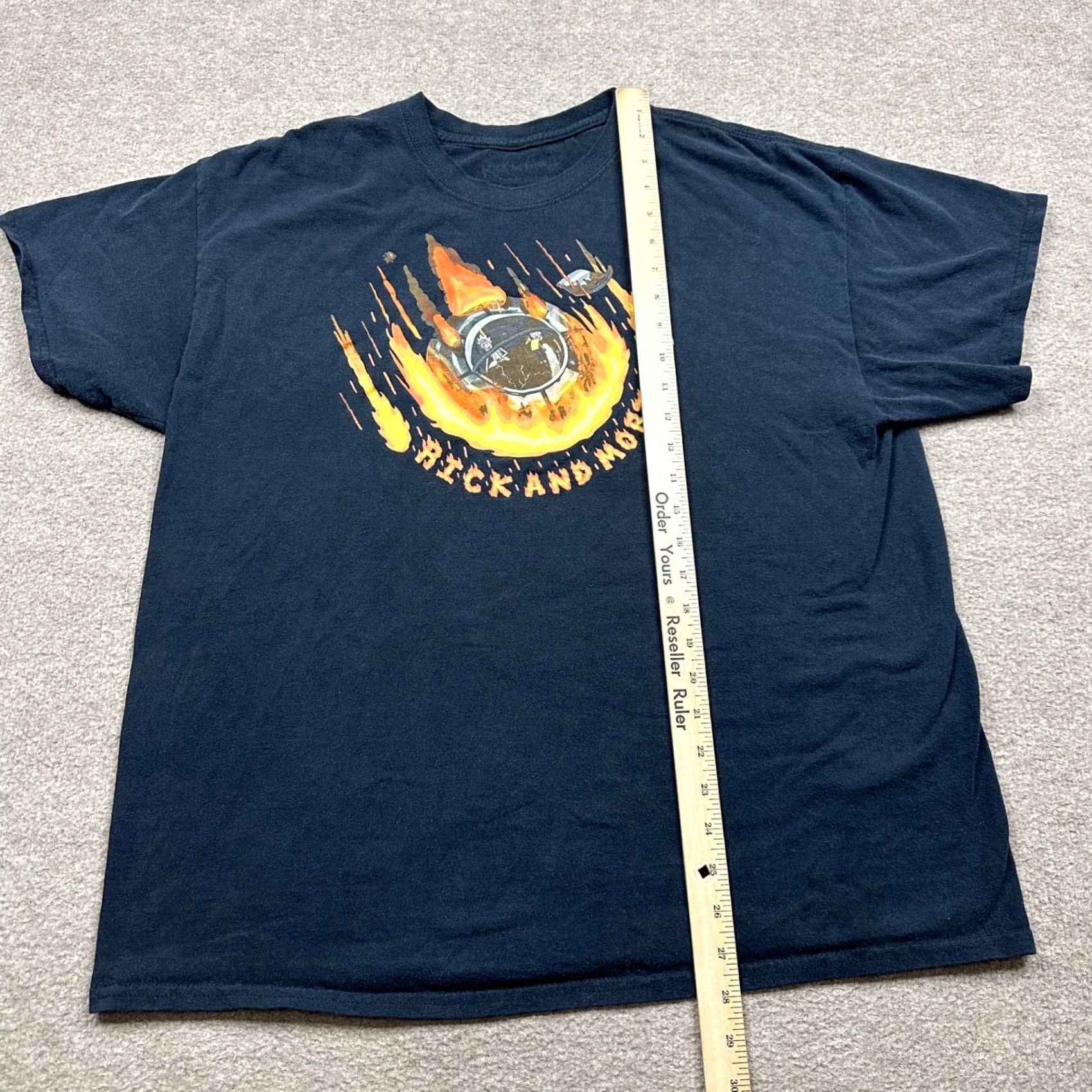 Ripple Junction Rick & Morty Shirt Men's Size XL Black Cartoon Graphic Tee Short Sleeve Casual T Size US XL / EU 56 / 4 - 5 Thumbnail