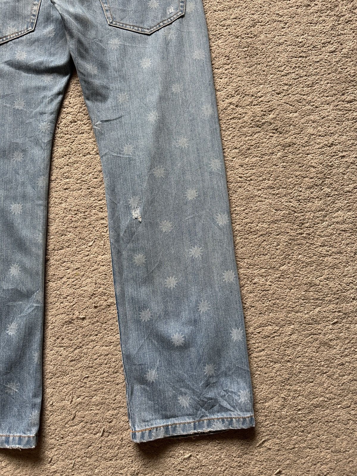 Tsumori Chisato 1990s SunaoKuwahara Bullet shot Jeans Size US 30 / EU 46 - 12 Thumbnail