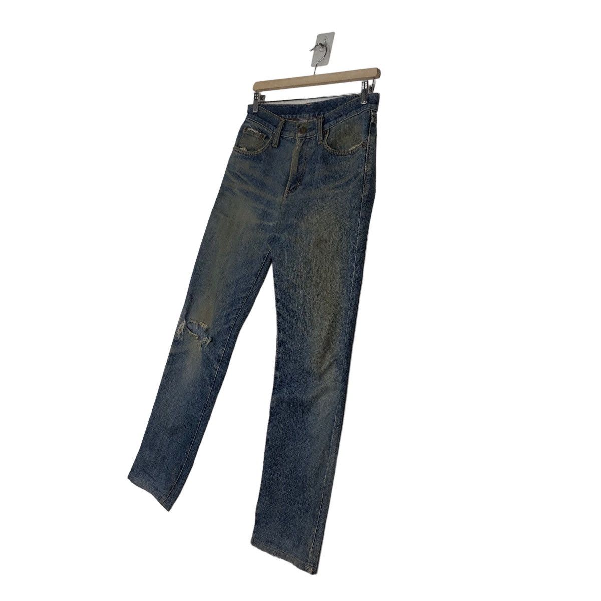 Edwin 🔥VINTAGE DENIM JEANS WRANGLER UNION MADE Size US 30 / EU 46 - 2 Thumbnail