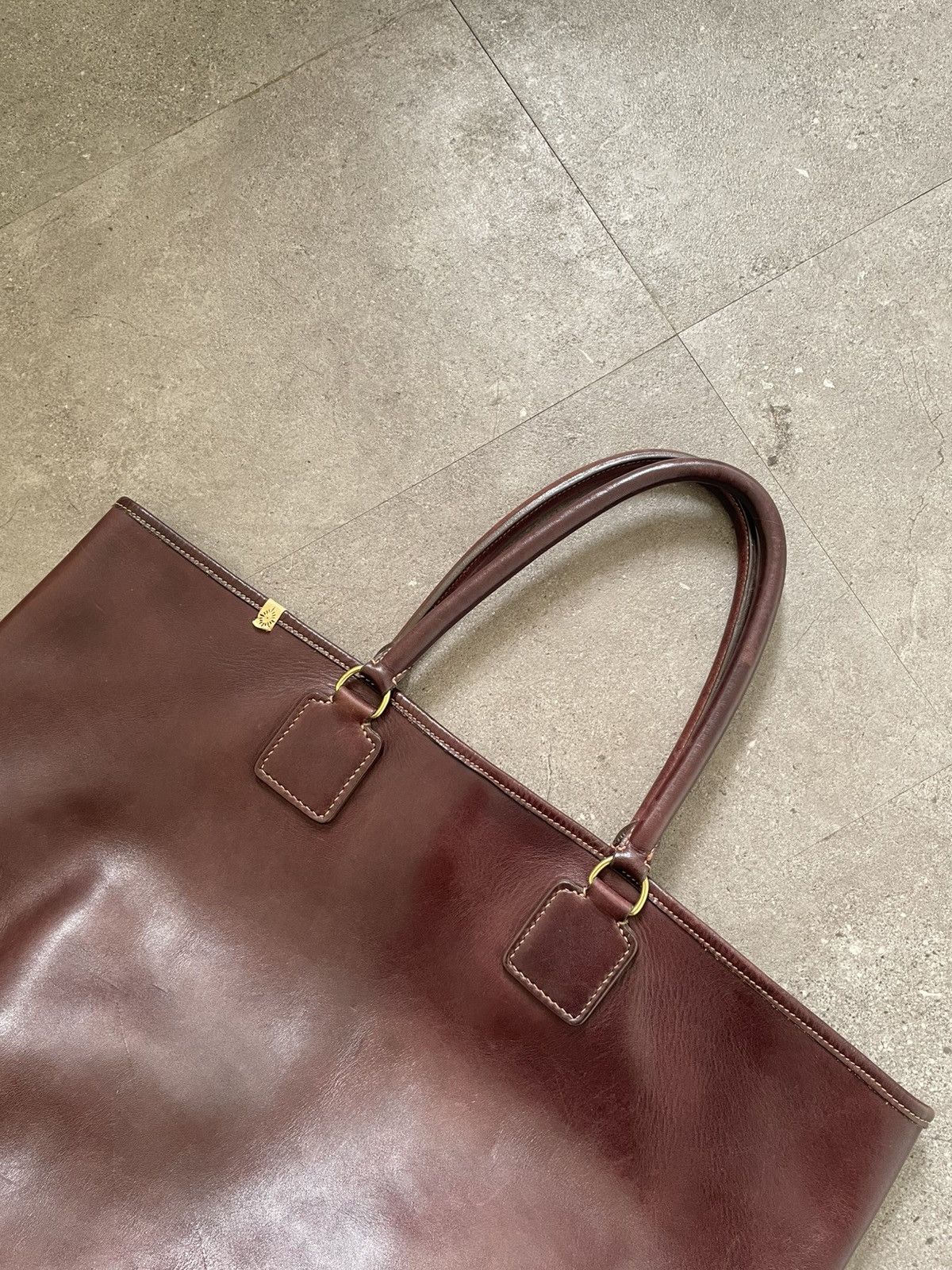 Visvim VISVIM Homer Tote Bag XL FR Made in France Burgundy Size ONE SIZE - 5 Thumbnail