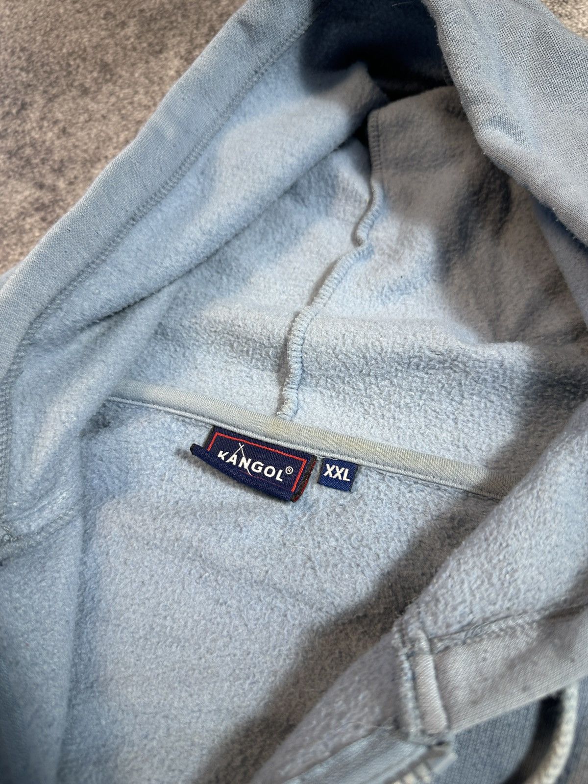 Kangol × Vintage Y2K Vintage Kangol Big Logo Zip Up Hoodie Streetwear Rare XL Size US XL / EU 56 / 4 - 3 Thumbnail
