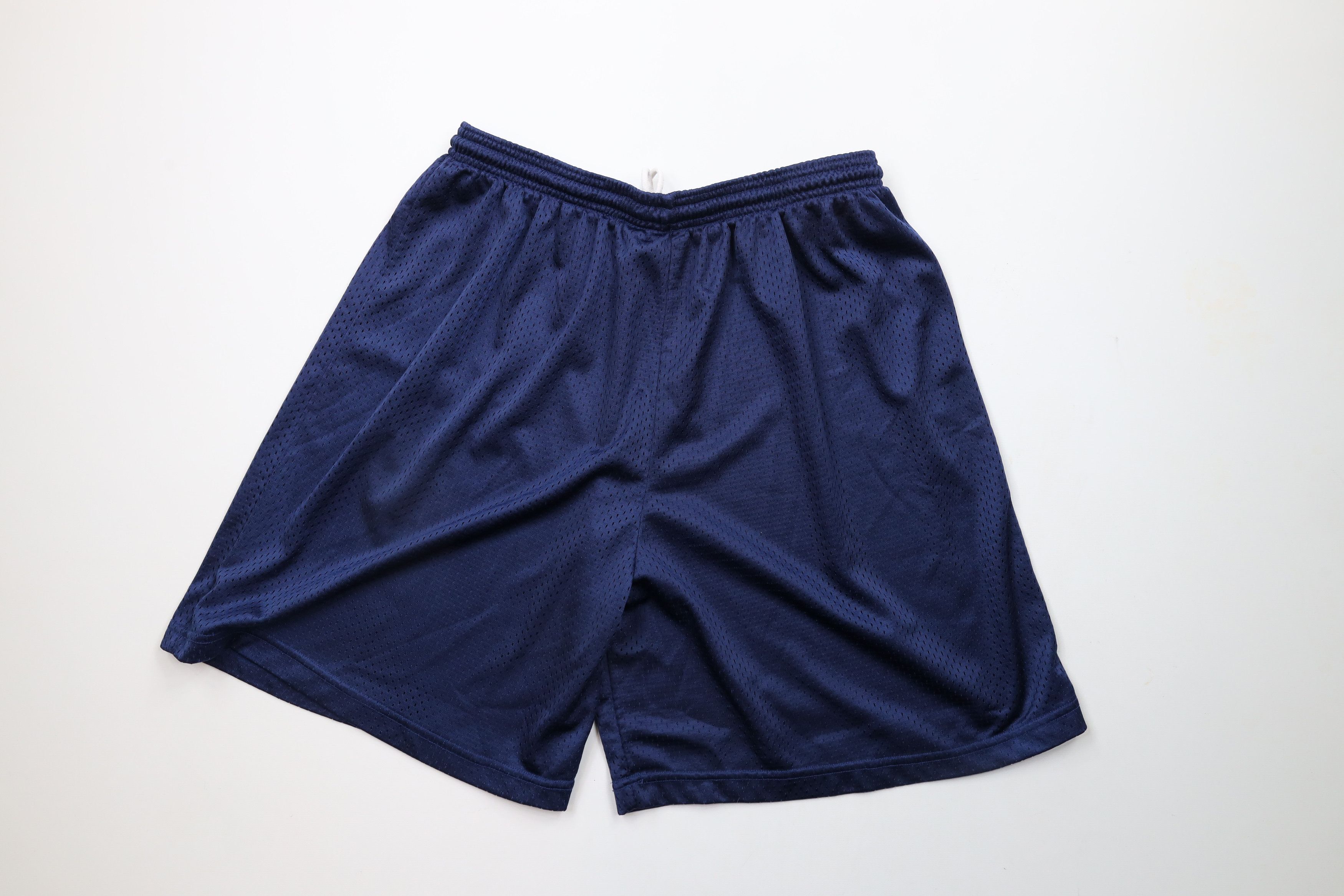 Vintage Vintage 90s University of Michigan Above Knee Mesh Shorts Size US 36 / EU 52 - 8 Thumbnail