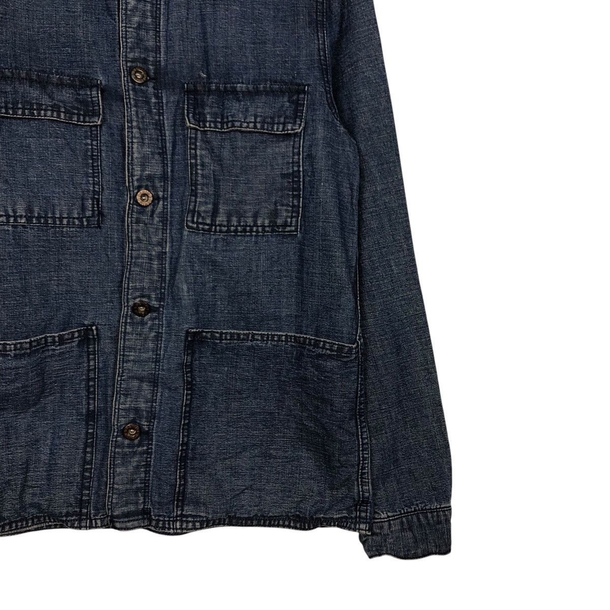 Japanese Brand 📌Vintage Chore Denim Jacket &Denim Blue Issey Miyake Size US S / EU 44-46 / 1 - 6 Thumbnail