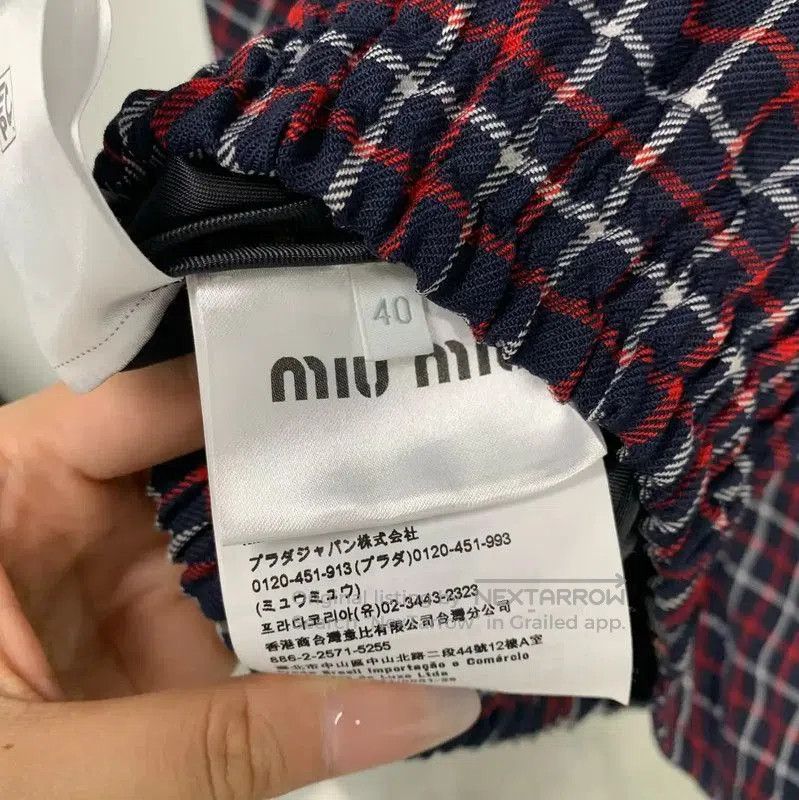 Miu Miu Miu Miu Red Cotton Women's Jacket . Size L / US 10 / IT 46 - 6 Thumbnail