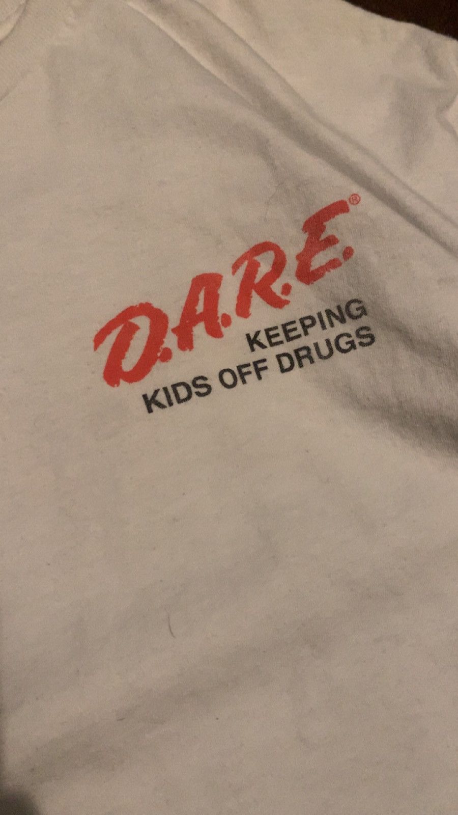 Vintage White Dare tee Size US L / EU 52-54 / 3 - 2 Thumbnail