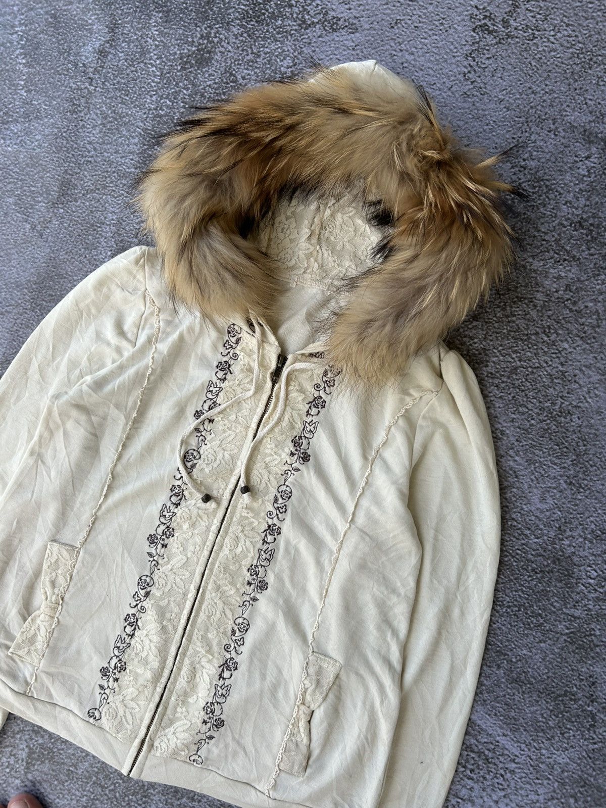 Japanese Brand Unknow fur hoodie japanese brand Size US M / EU 48-50 / 2 - 8 Thumbnail