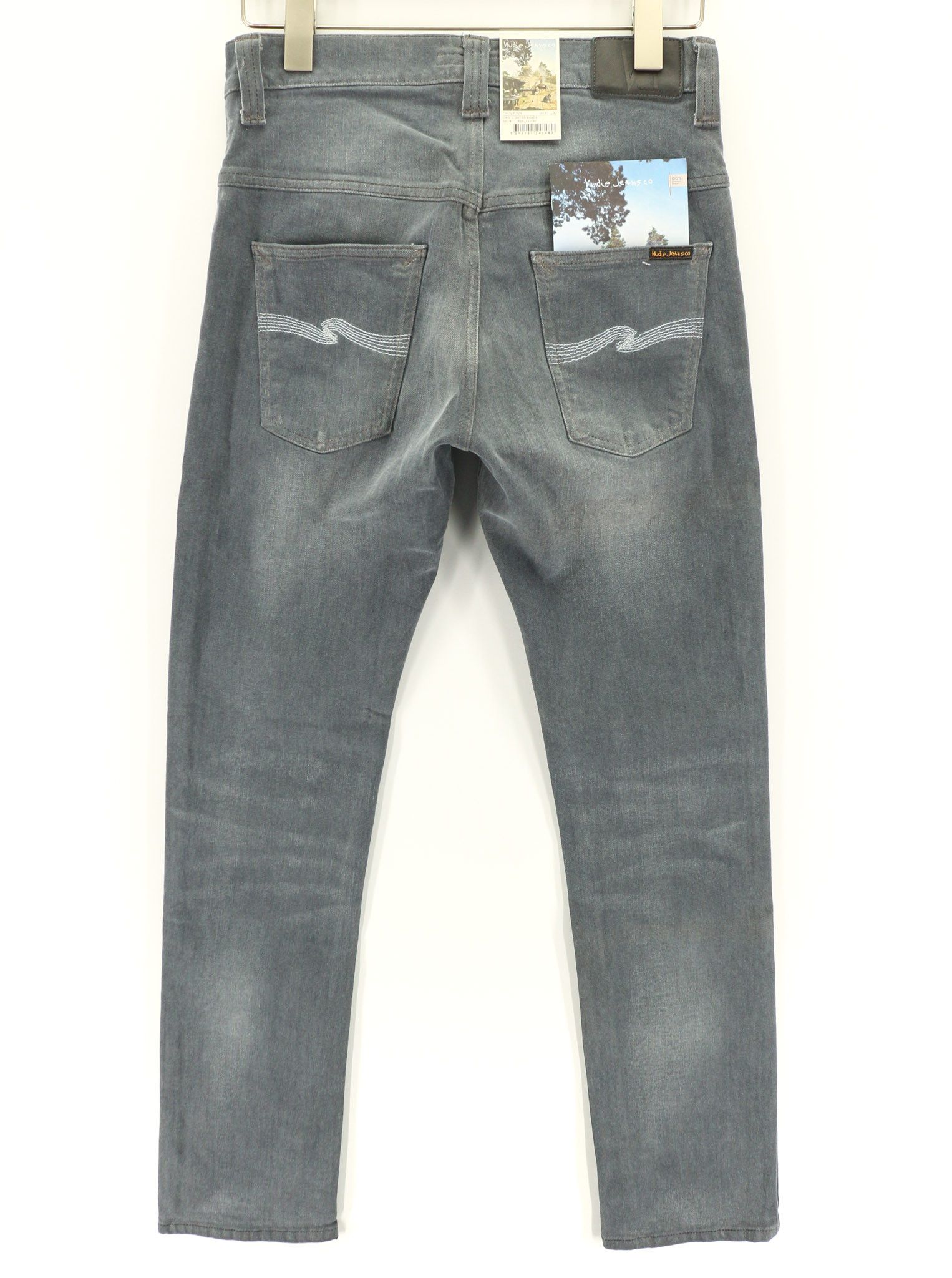Nudie Jeans THIN FINN W30/L32 Slim Grey Cotton Elastane Jeans 80656 Size US 30 / EU 46 - 2 Thumbnail