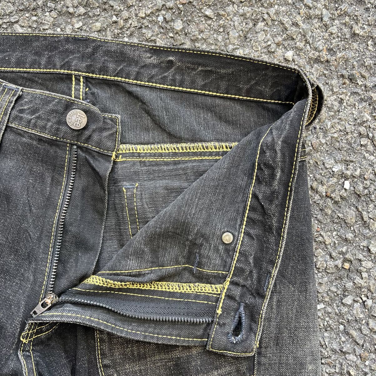 Hysteric Glamour FLARE JEANS LEE RAIDERS TWIST LEG STUDED STYLE BOOTCUT DENIM Size US 30 / EU 46 - 6 Thumbnail