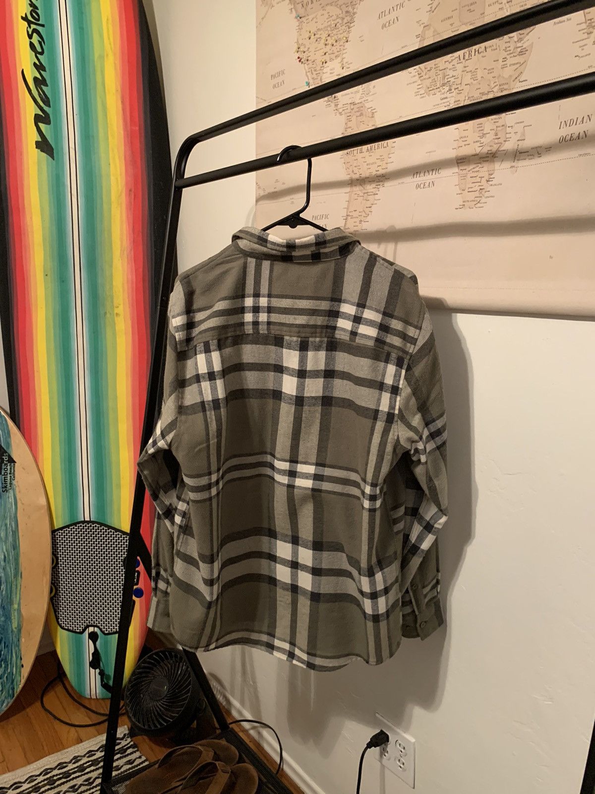 Rsq RSQ Green Flannel - M Size US M / EU 48-50 / 2 - 2 Thumbnail