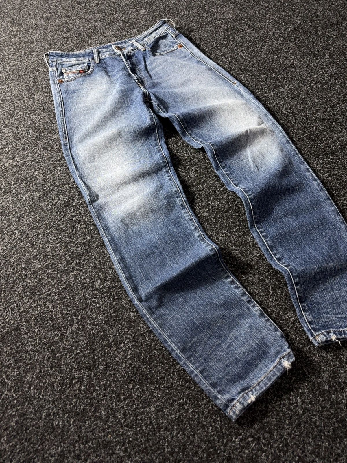 Diesel × If Six Was Nine × Vintage Vintage Diesel Industry Distressed Jeans skinny denim pants Size 29" - 2 Thumbnail