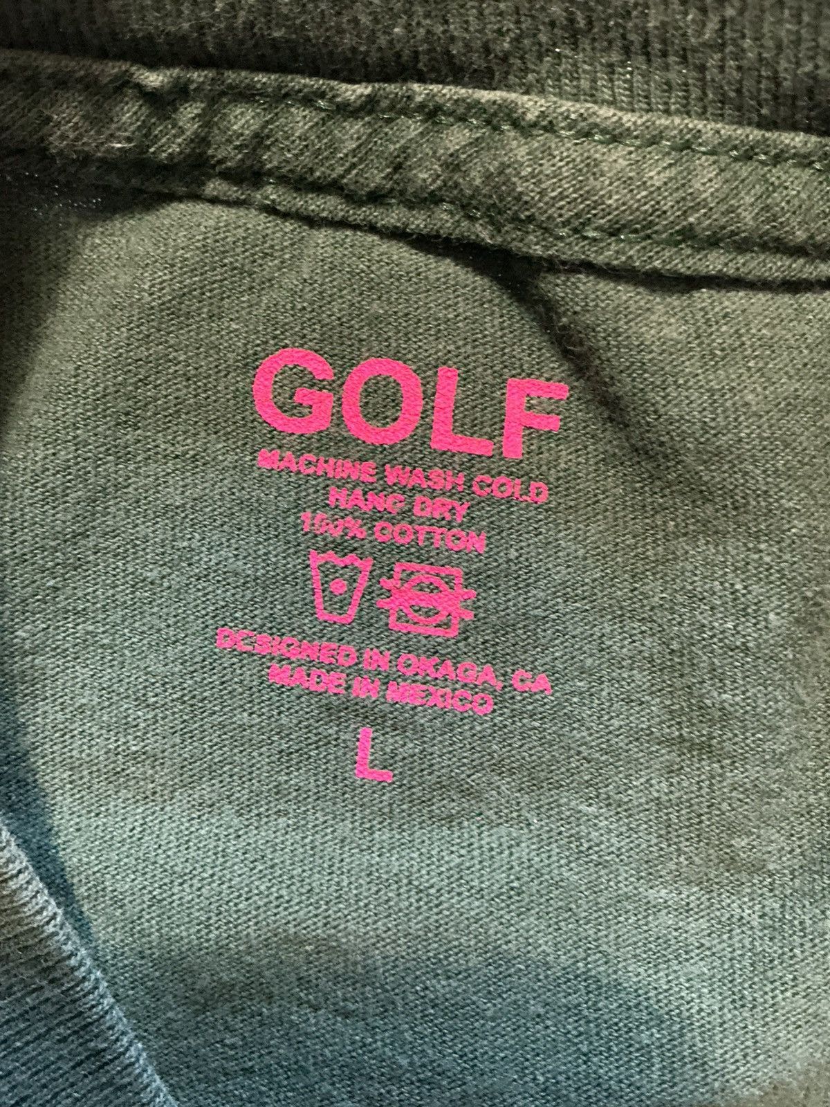 Golf Wang Golf Wang Tyler The Creator Green Graphic Logo S/S T-Shirt Size US L / EU 52-54 / 3 - 5 Thumbnail